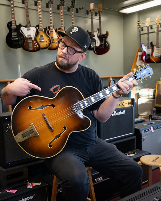 Showroom photo of Front of Gibson L-5C Archtop Acoustic Guitar