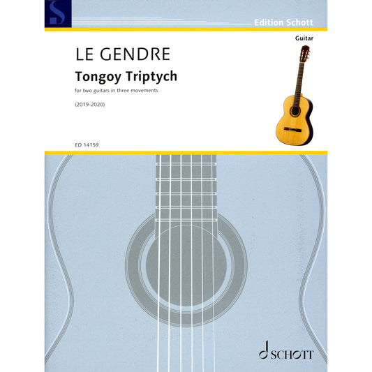 Image 1 cover of Tongoy Triptych for Two Guitars in Three Movements SKU: 49-047318