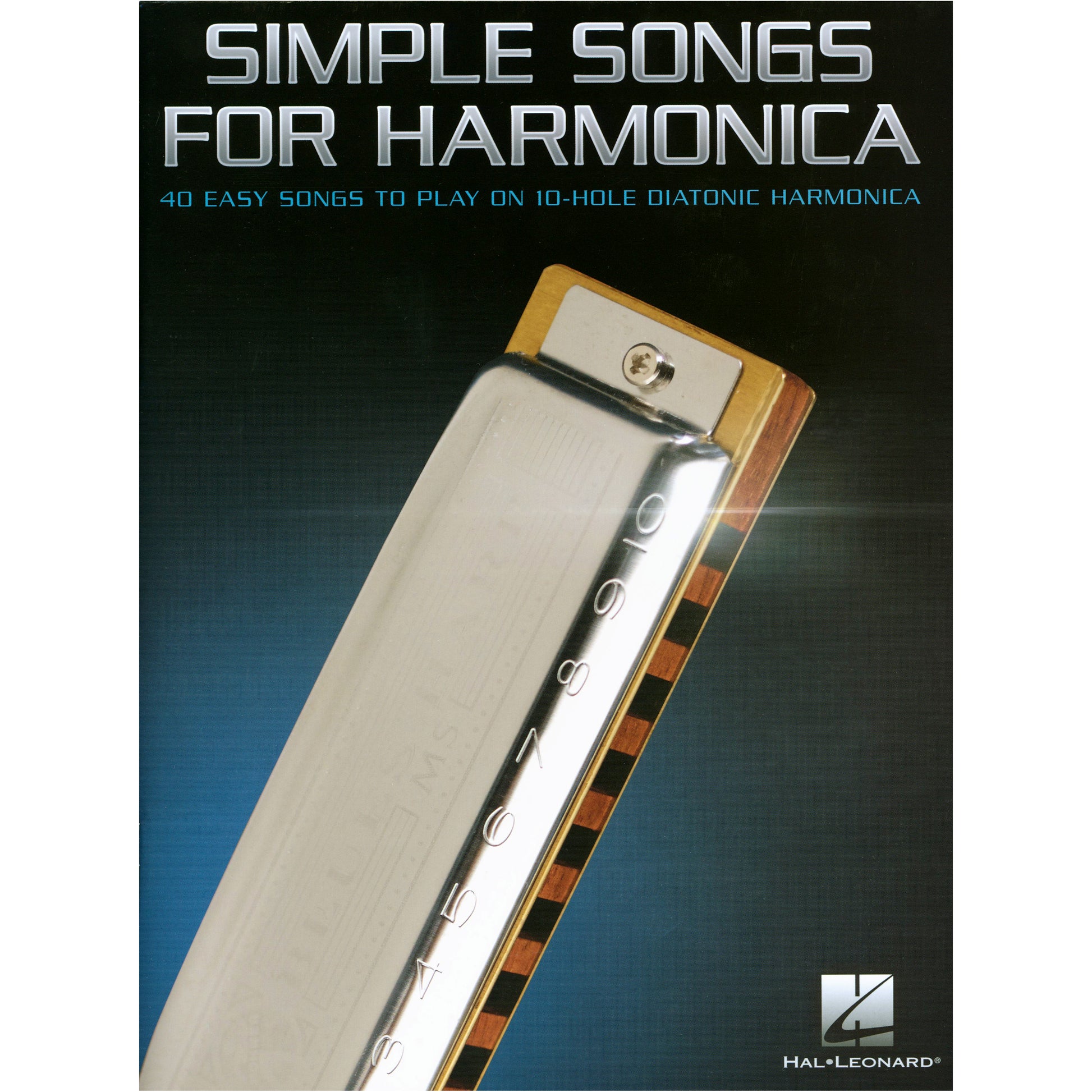 Image 1 cover of Simple Songs for Harmonica - 40 Easy Songs To Play on 10-Hole Harmonica - SKU: 49-473315