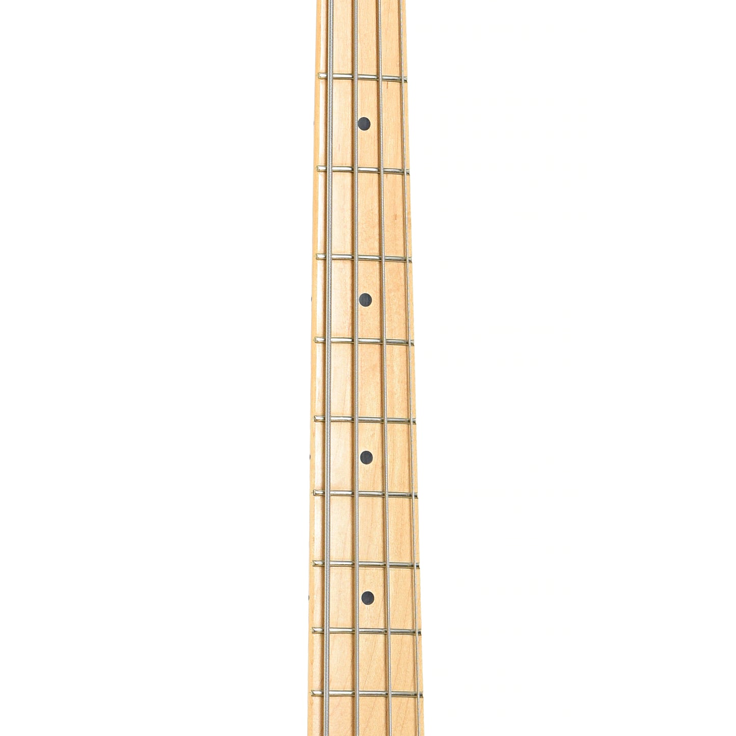 Fretboard of Fender American Performer Precision Electric Bass