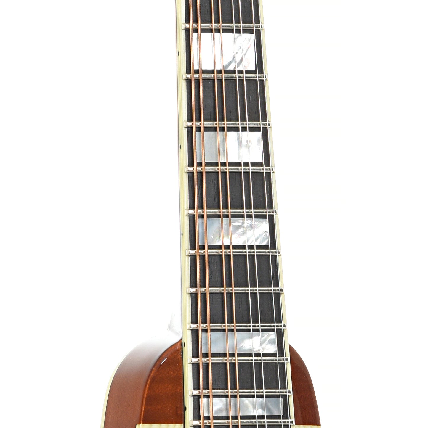 Fretboard of Eastman MD604 Mandolin