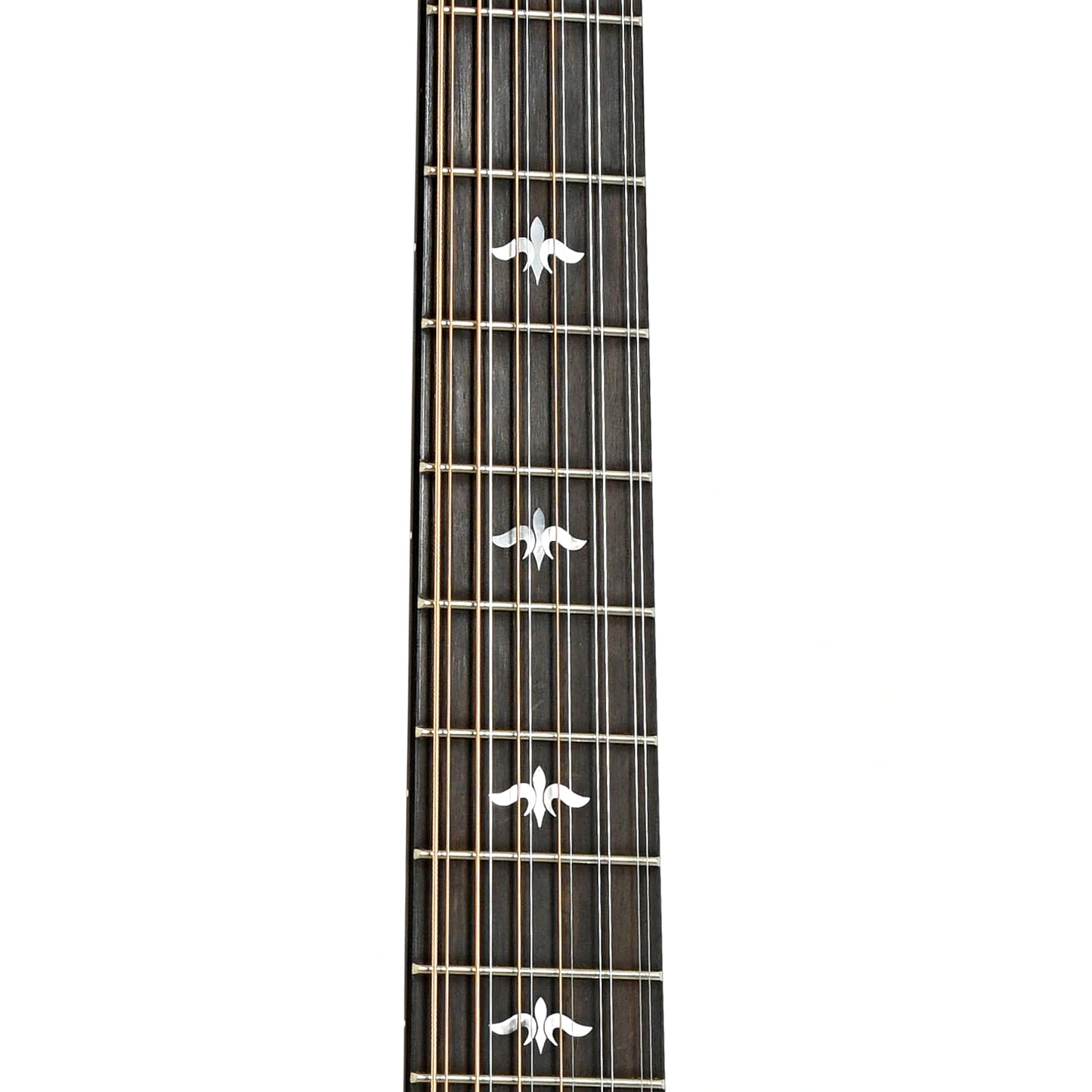 Fretboard of Taylor 652CE 12 12-String Acoustic-Electric Guitar 