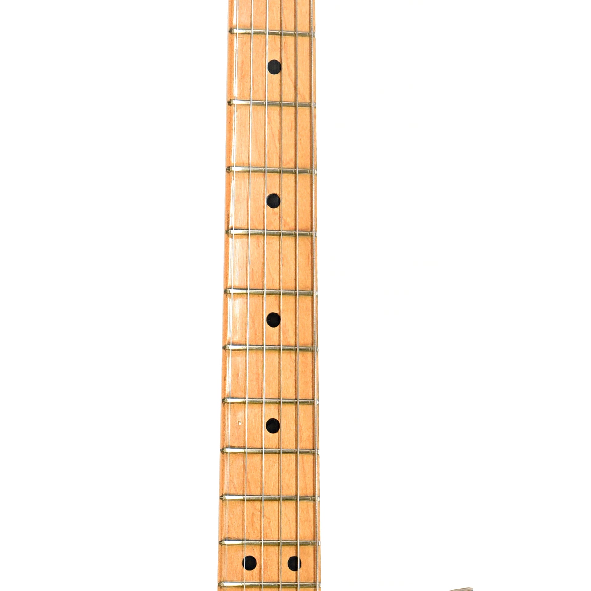 Fretboard of Fender Stratocaster LH Electric Guitar (1974)