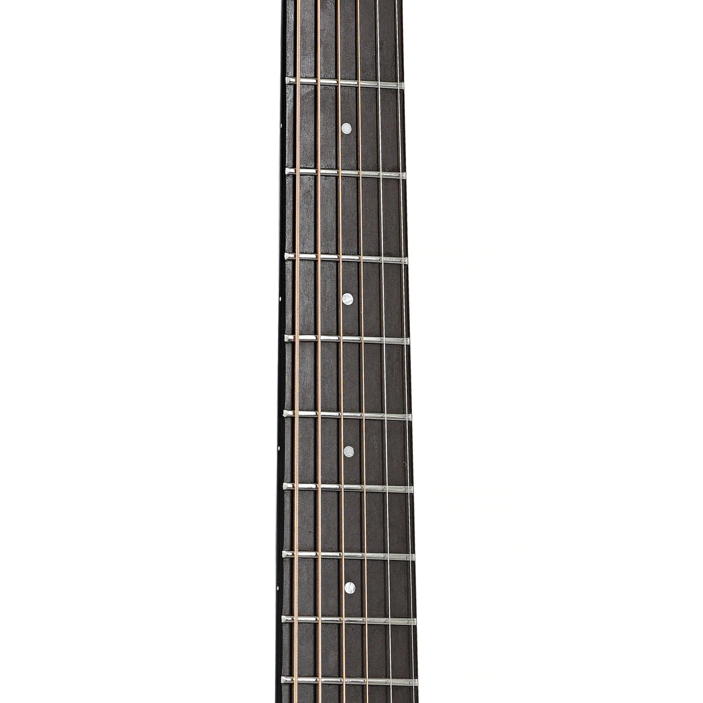 Fretboard of KLOS  Hybrid Deluxe Travel Guitar