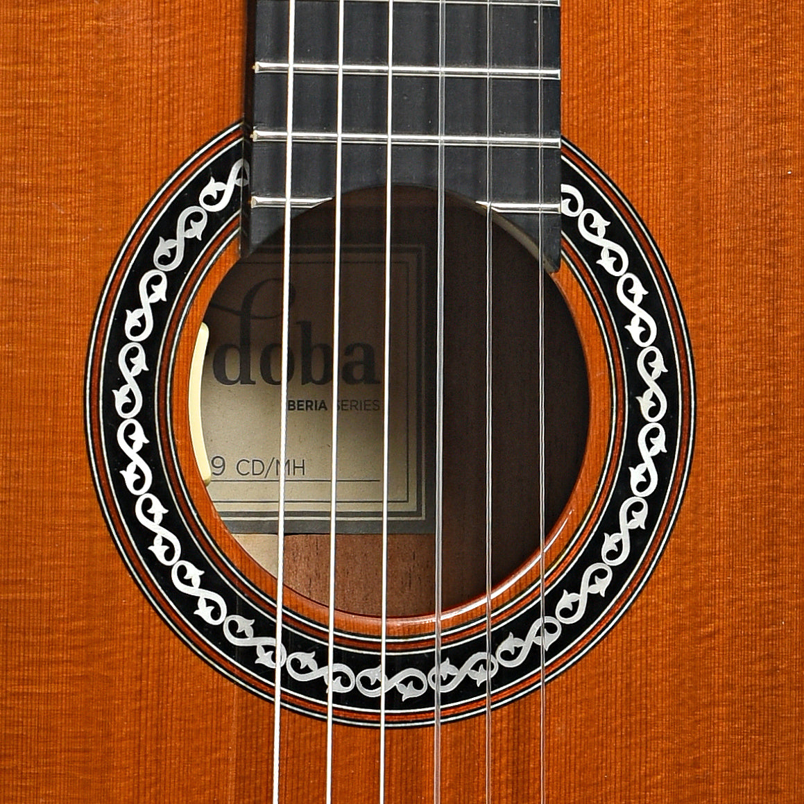 Sound hole of Cordoba C-9 CD/MH Classical Guitar