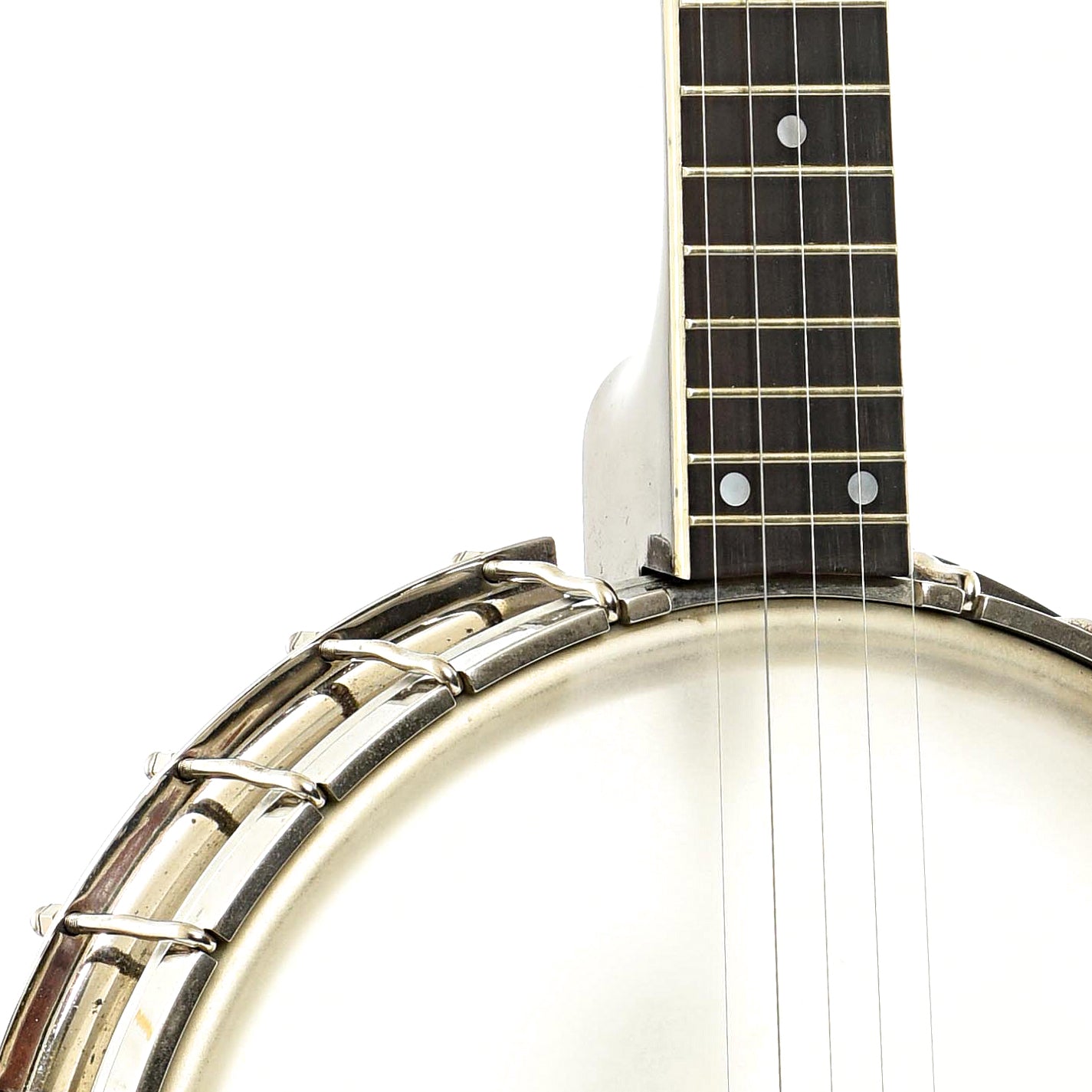 Front Neck and body join oif Vega FP-5 Folk Professional Open Back Banjo (1964)