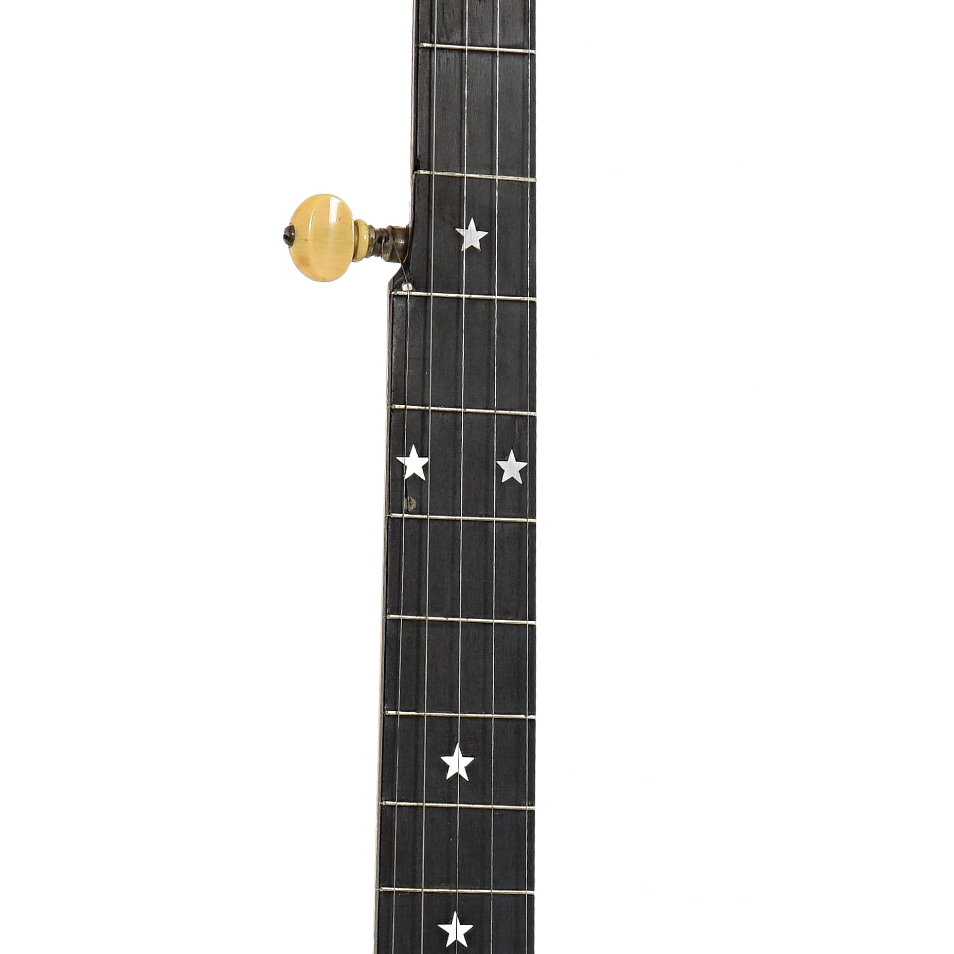 Fretboard of Regal Open Back Banjo