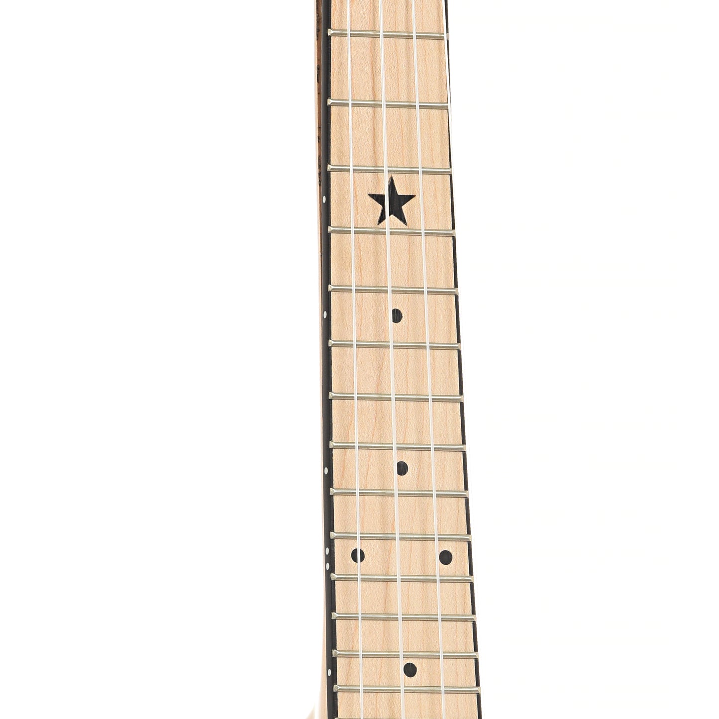 Fretboard of Gold Tone Little Gem Banjo Ukulele