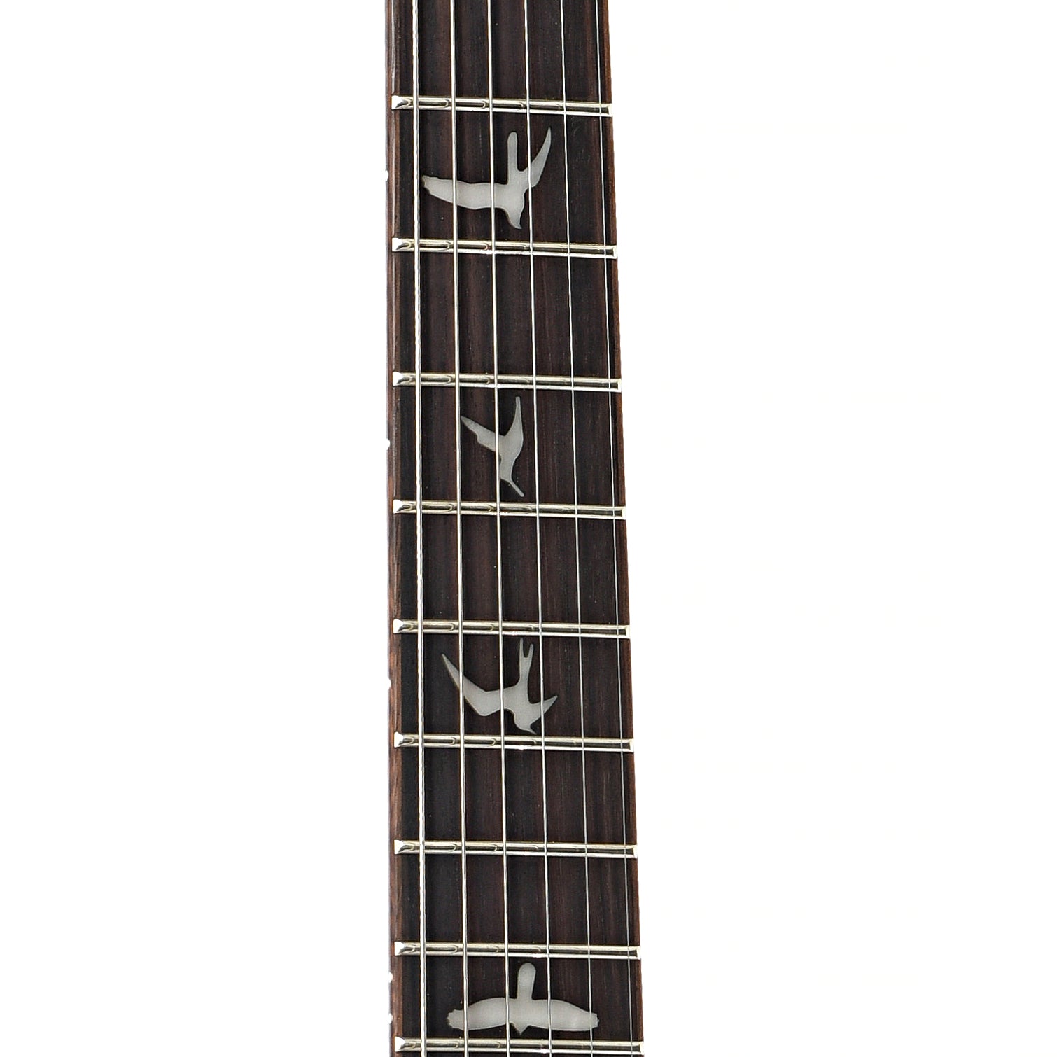 Fretboard of PRS SE Custom 24 Electric Guitar, Charcoal Cherry Burst