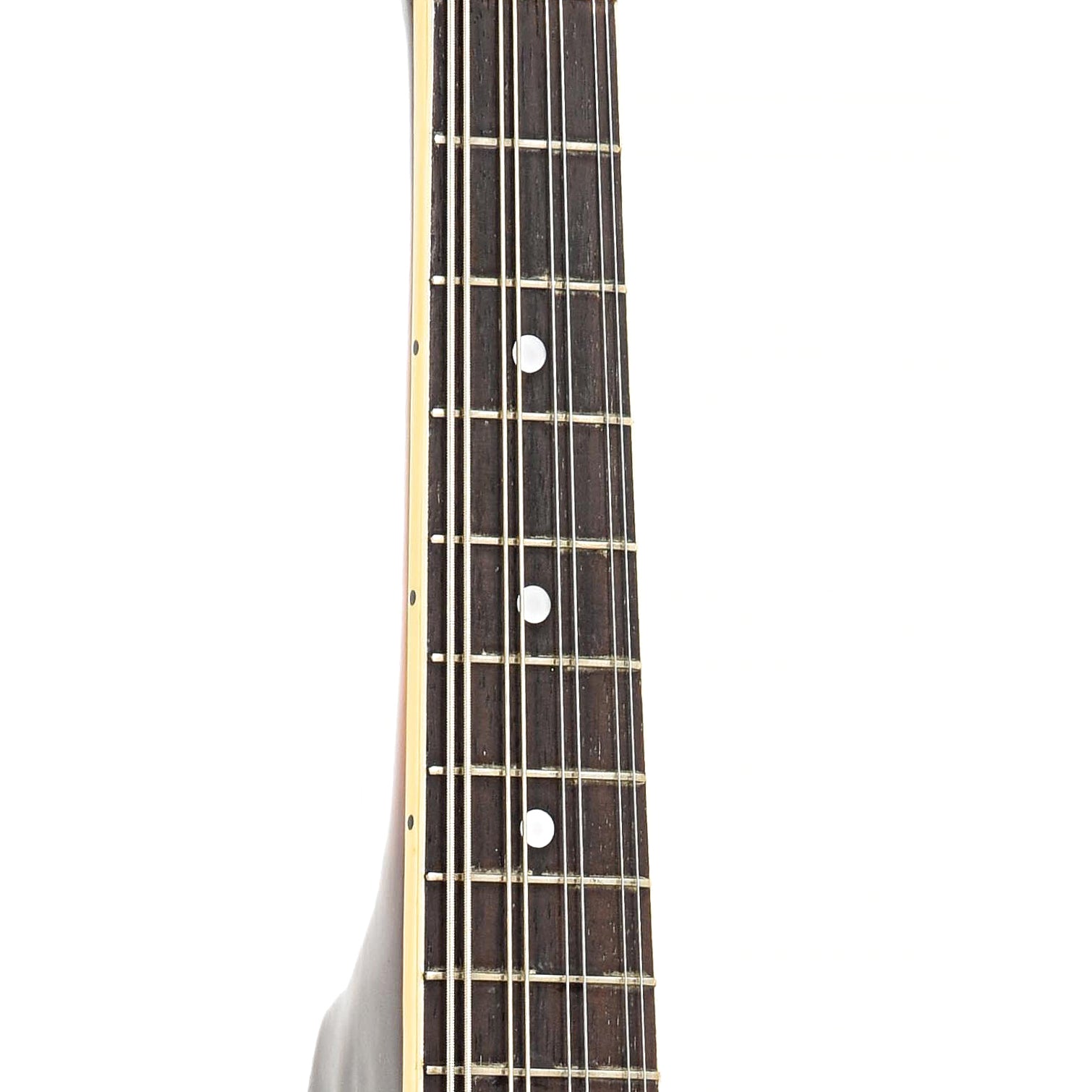 Fretboard of Epiphone MM-30 A-Style Mandolin