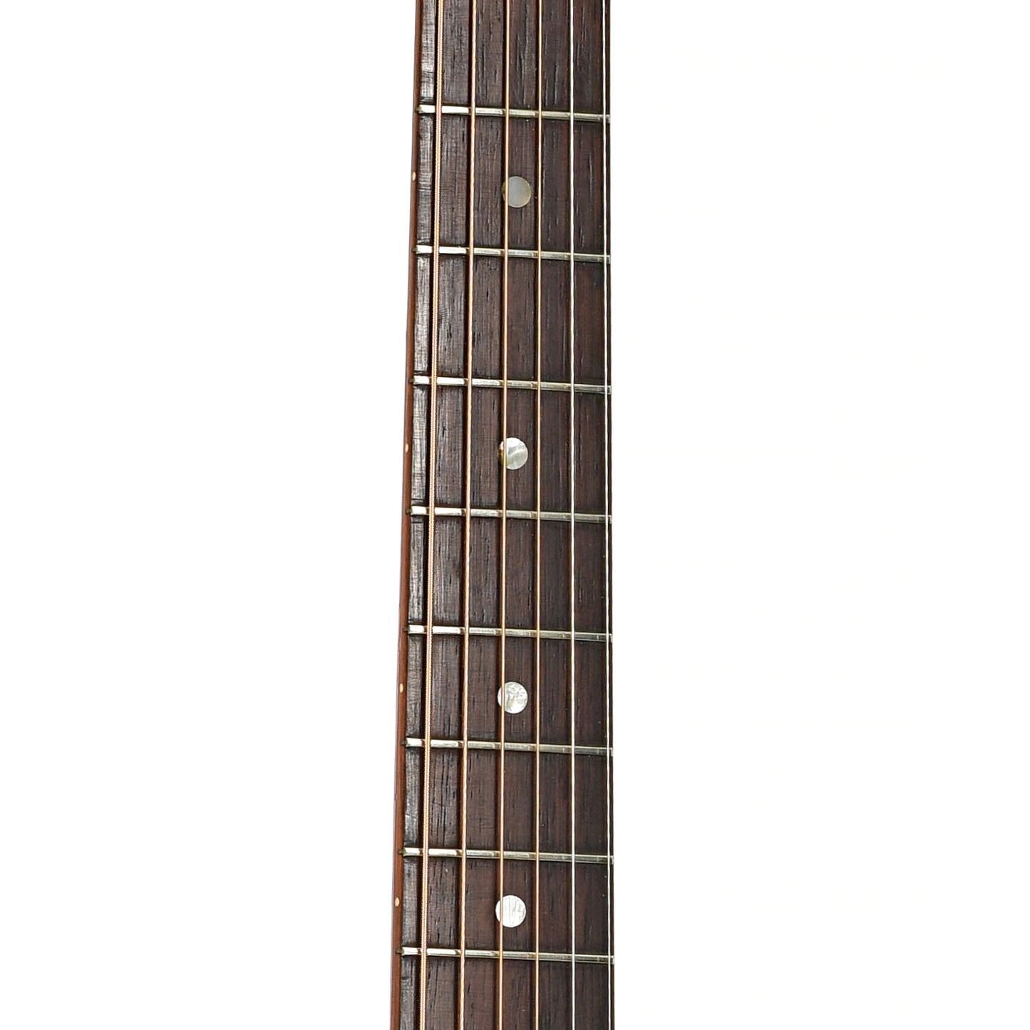 Fretboard of Supro Folkstar Resonator Guitar