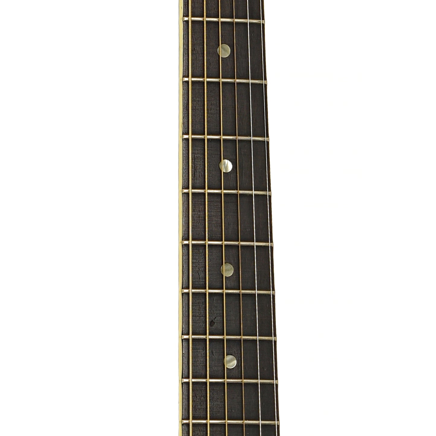 fretboard of Harmony H956 Montclair Archtop Acoustic Guitar (1950s)