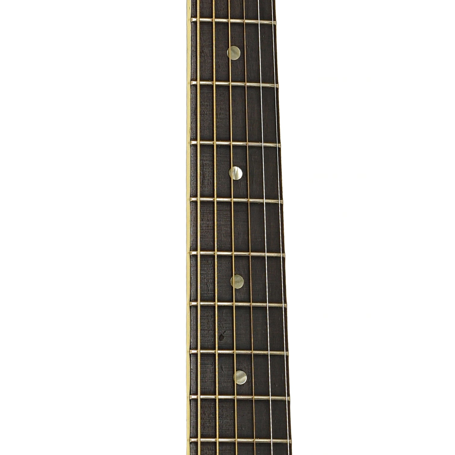 fretboard of Harmony H956 Montclair Archtop Acoustic Guitar (1950s)