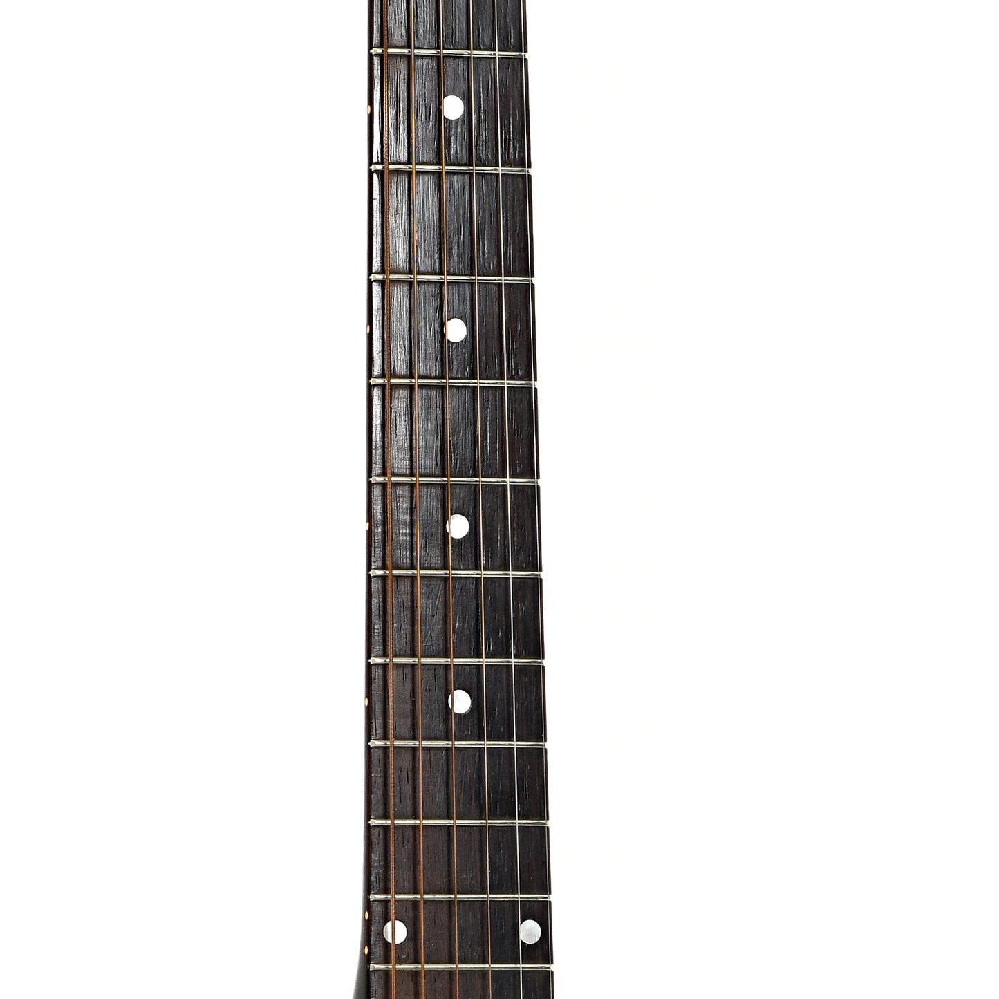 Fretboard of Gibson LG-2 Acoustic Guitar (1954)