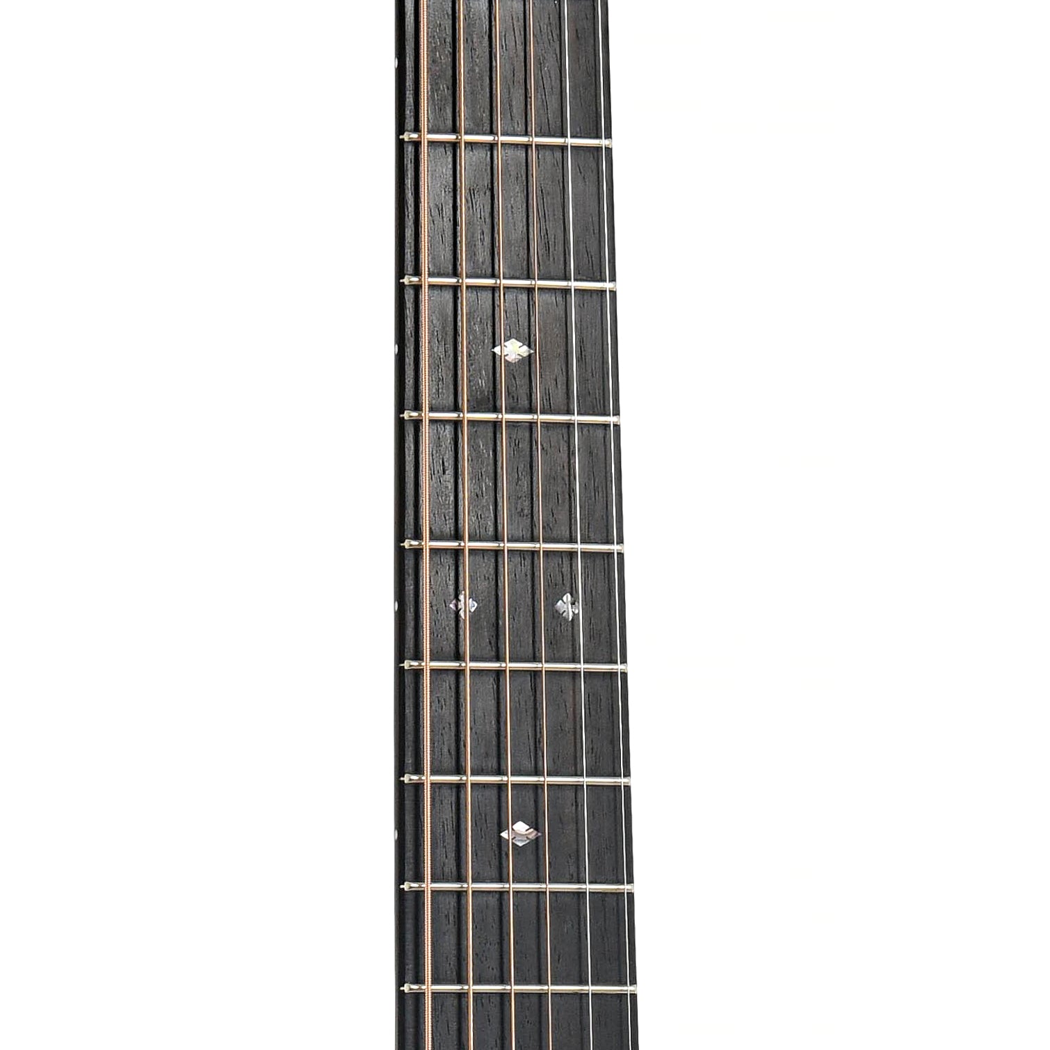 Fretboard of Eastman E20 OM Acoustic Guitar 