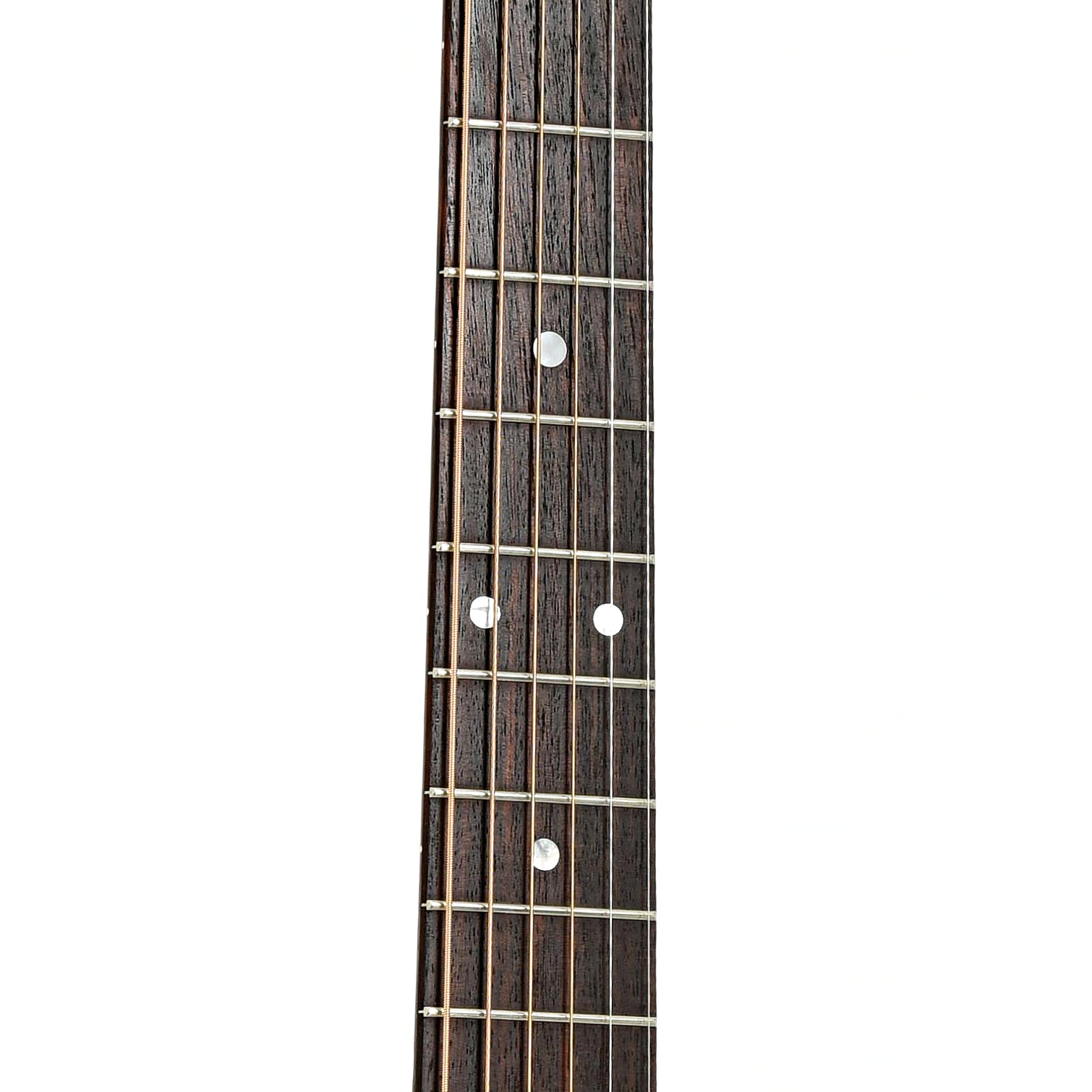 Fretboard of Martin DM Acoustic Guitar 