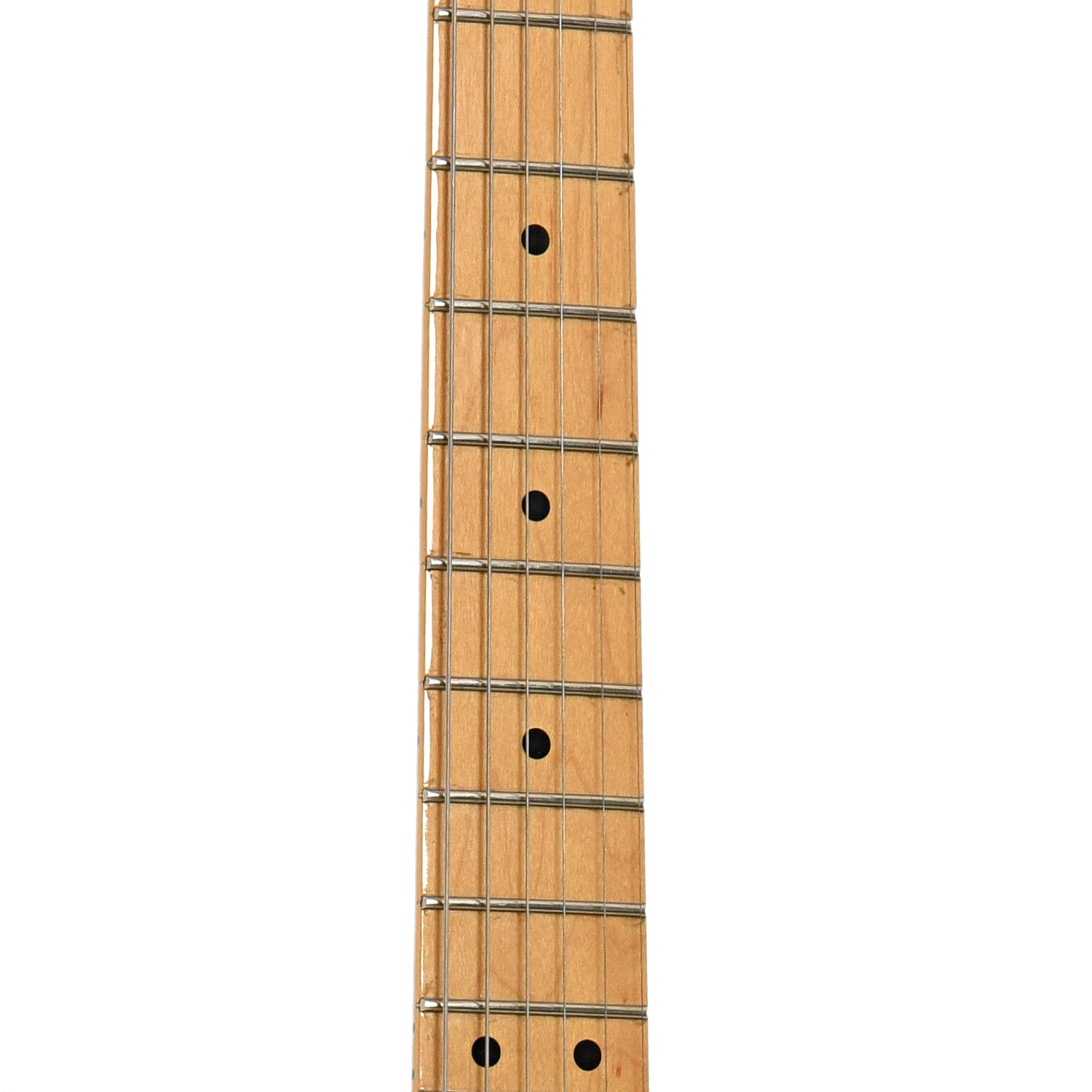 Fretboard of Fender Stratocaster Standard Electric Guitar