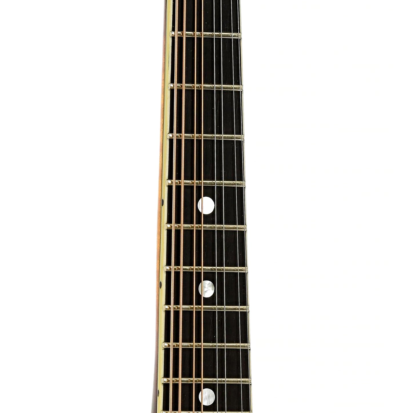 Fretboard of Flatiron A-5 Artist Mandolin 