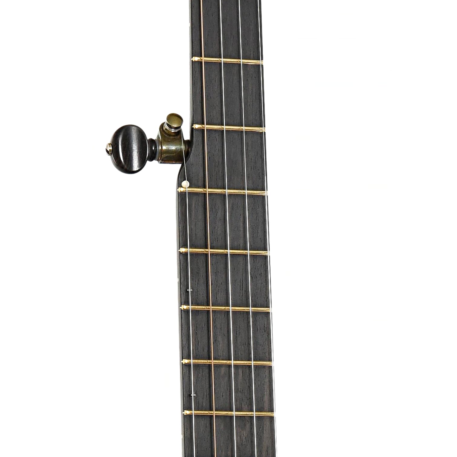 Fretboard of Nashville Banjo Co Cumberland 12" Openback Banjo #141 & Gigbag, Walnut