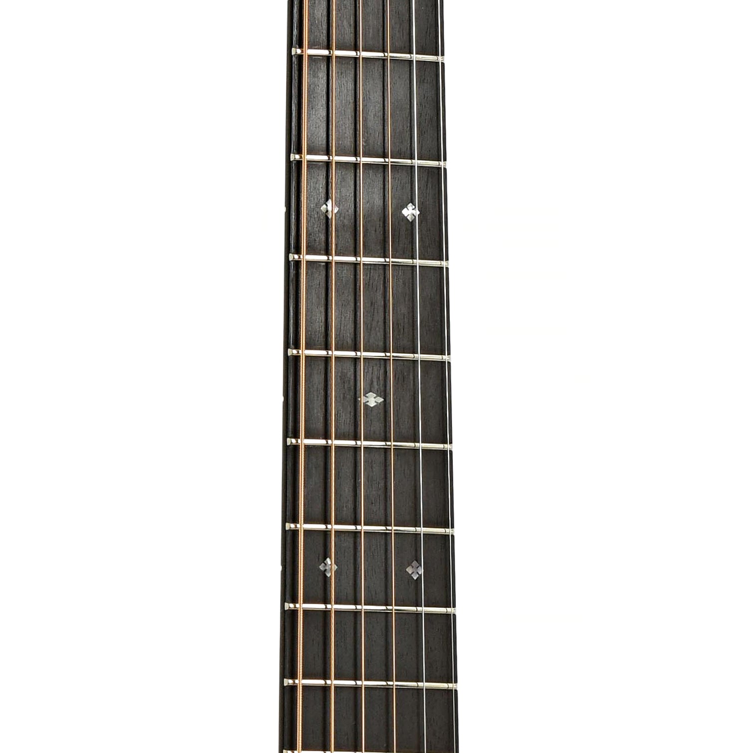 Fretboard of Bourgeois Legacy Series Soloist OM Cutaway Acoustic Guitar