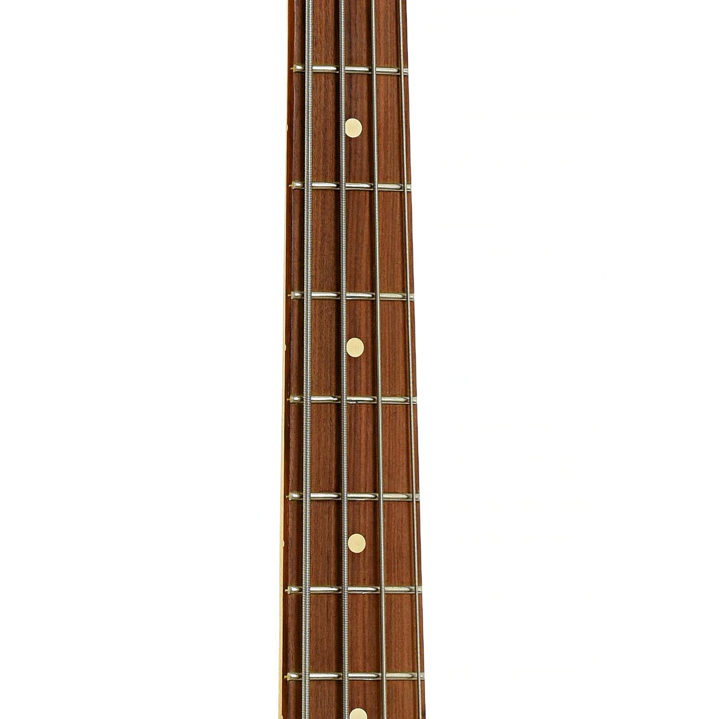 Fretboard of Fender PJ Mustang Bass