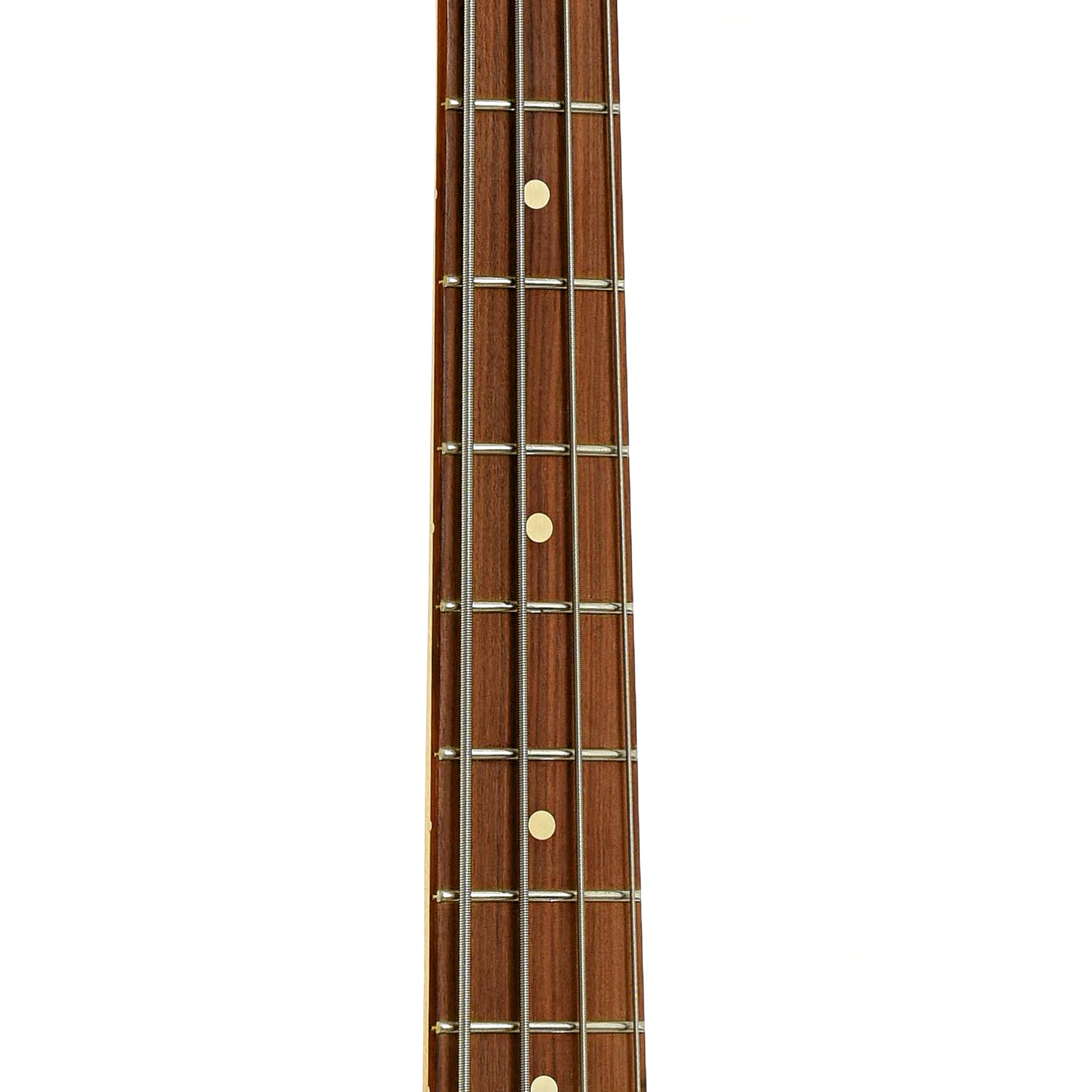 Fretboard of Fender PJ Mustang Bass