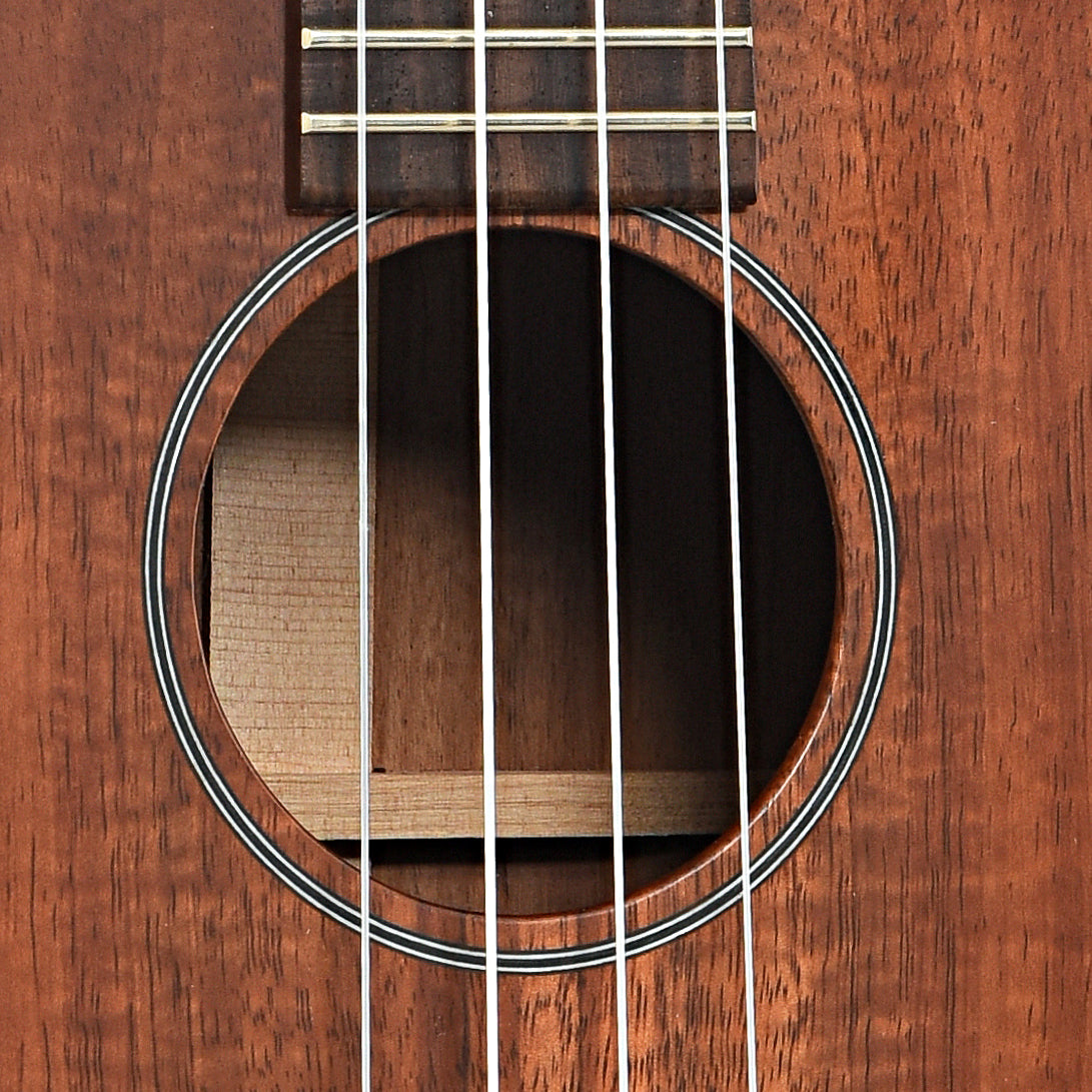 Soundhole of Martin 2K Tenor Ukulele (2011)