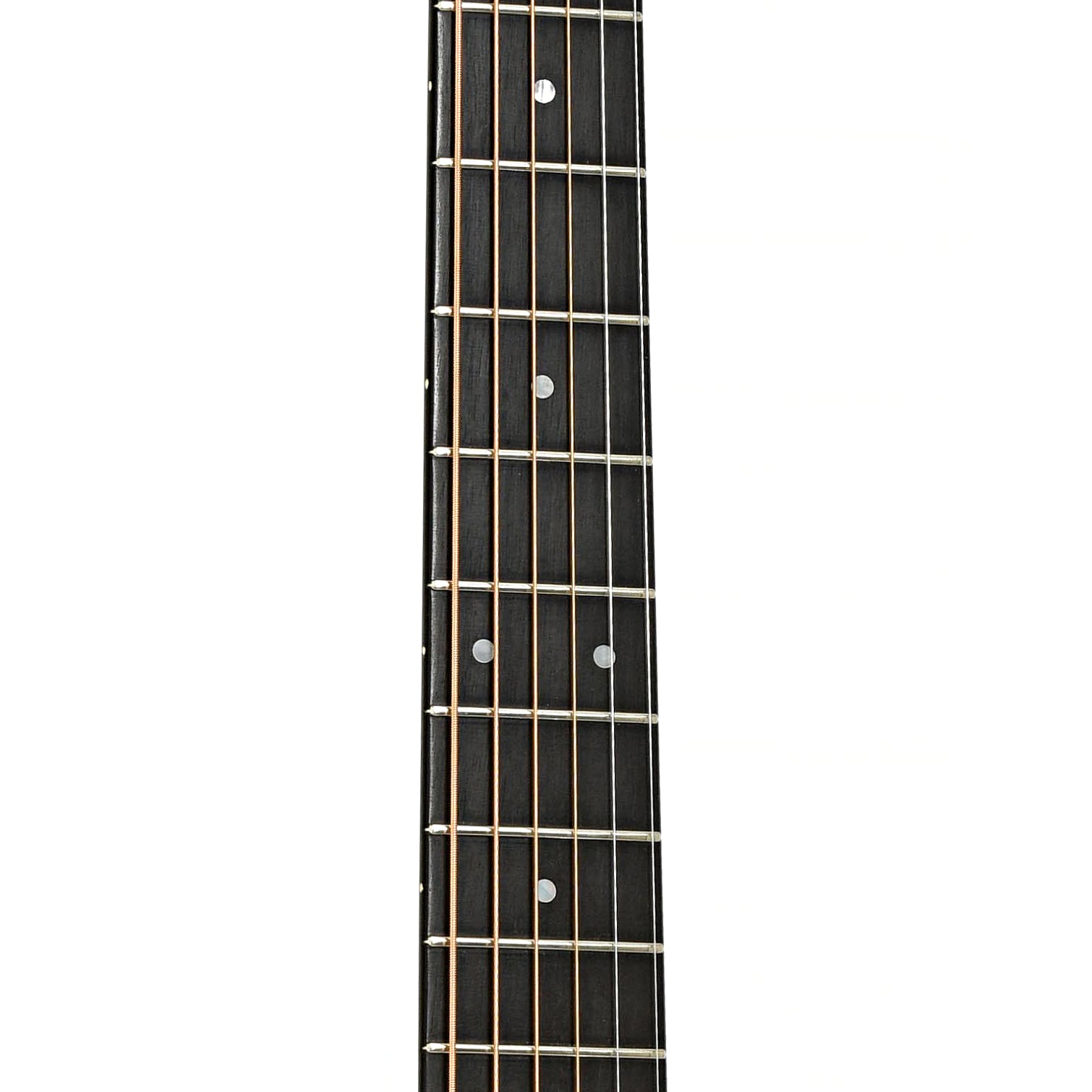 Fretboard of Martin M-64 Maple Acoustic Guitar