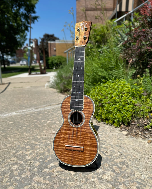 Showroom Photo of Front of Martin 5K Uke, Soprano Koa Ukulele 