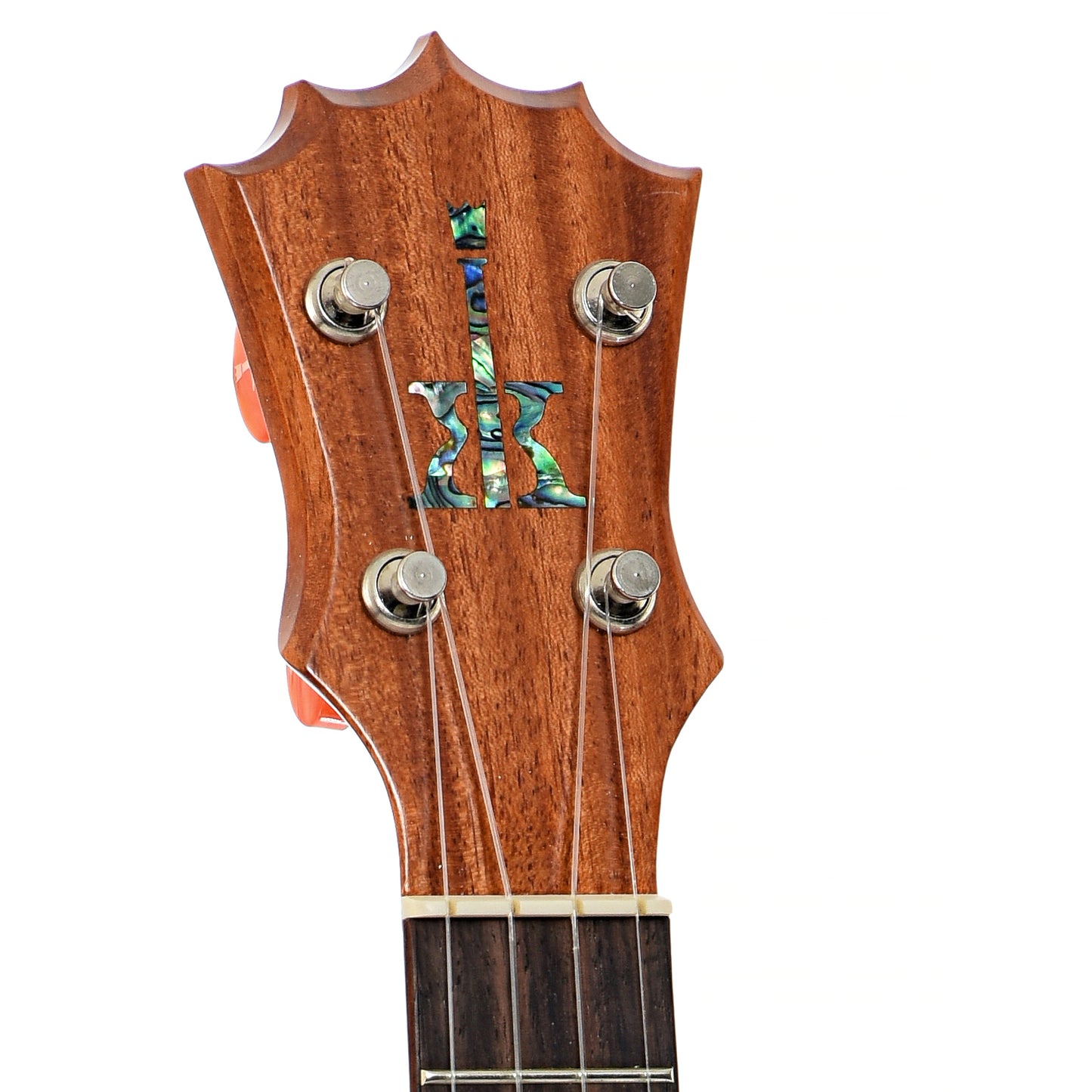 Headstock of KoAloha KCM-00 Concert ukulele