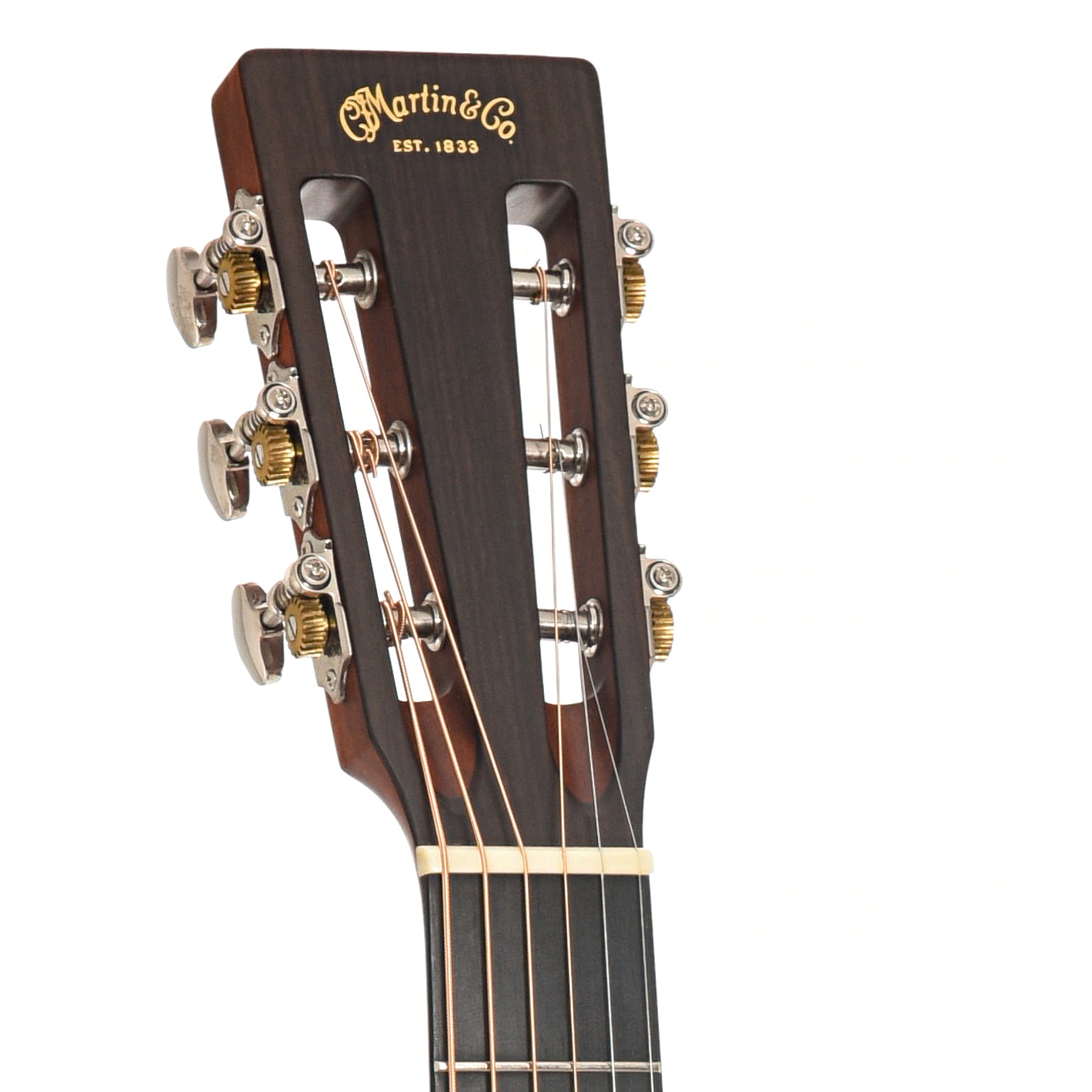 Headstock of Martin 000-18 12 Fret Custom Acoustic Guitar