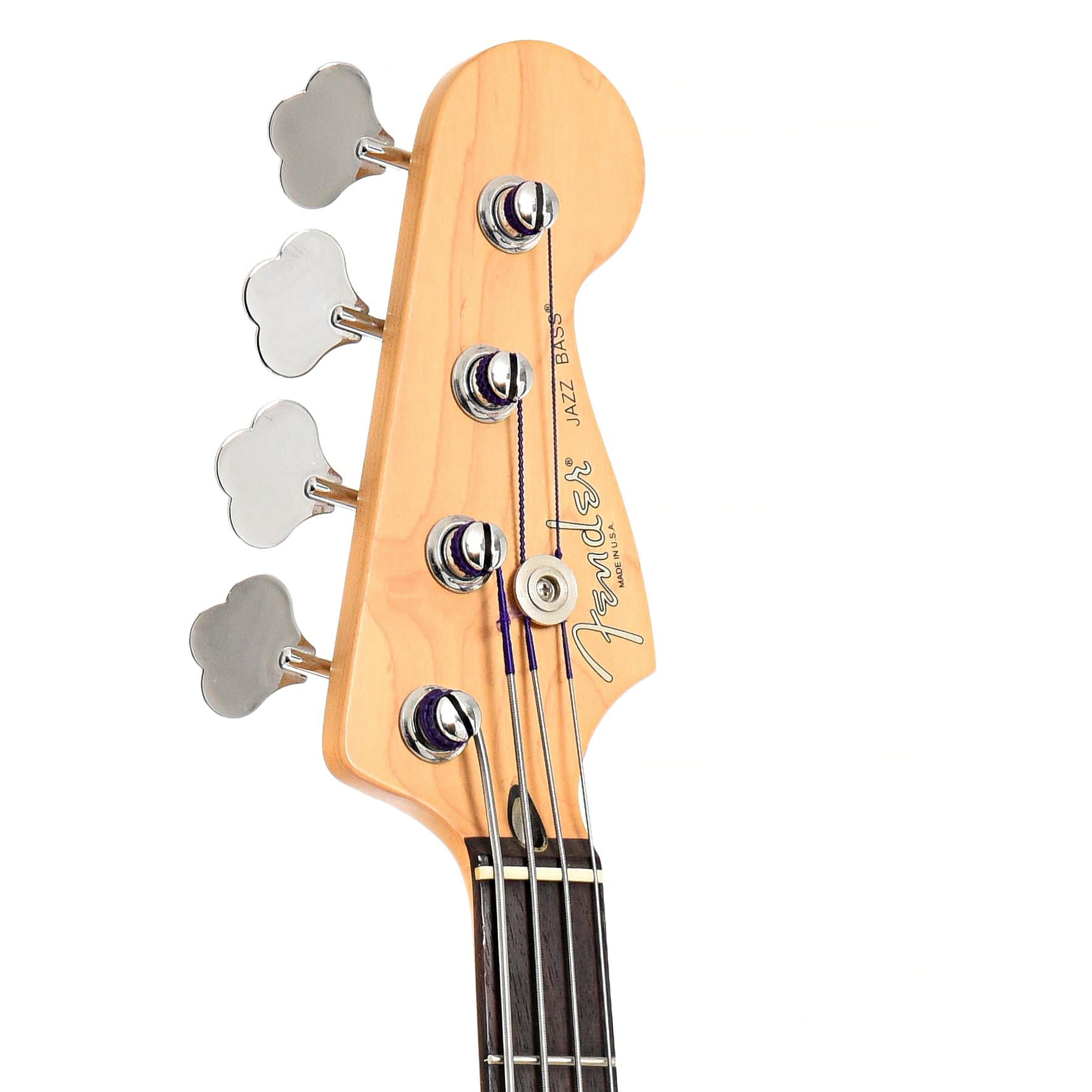 Headstock of Fender Highway One Jazz Bass