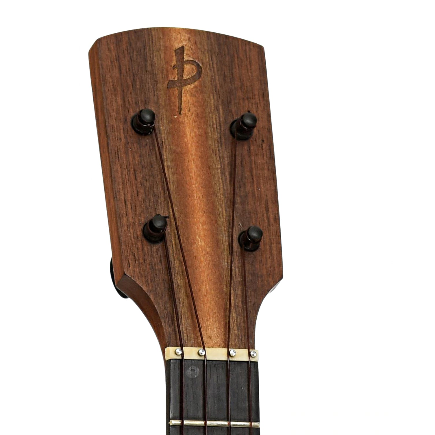 Headstock of Jerry Hoffman Boatpaddle Prototype Tenor Ukulele 