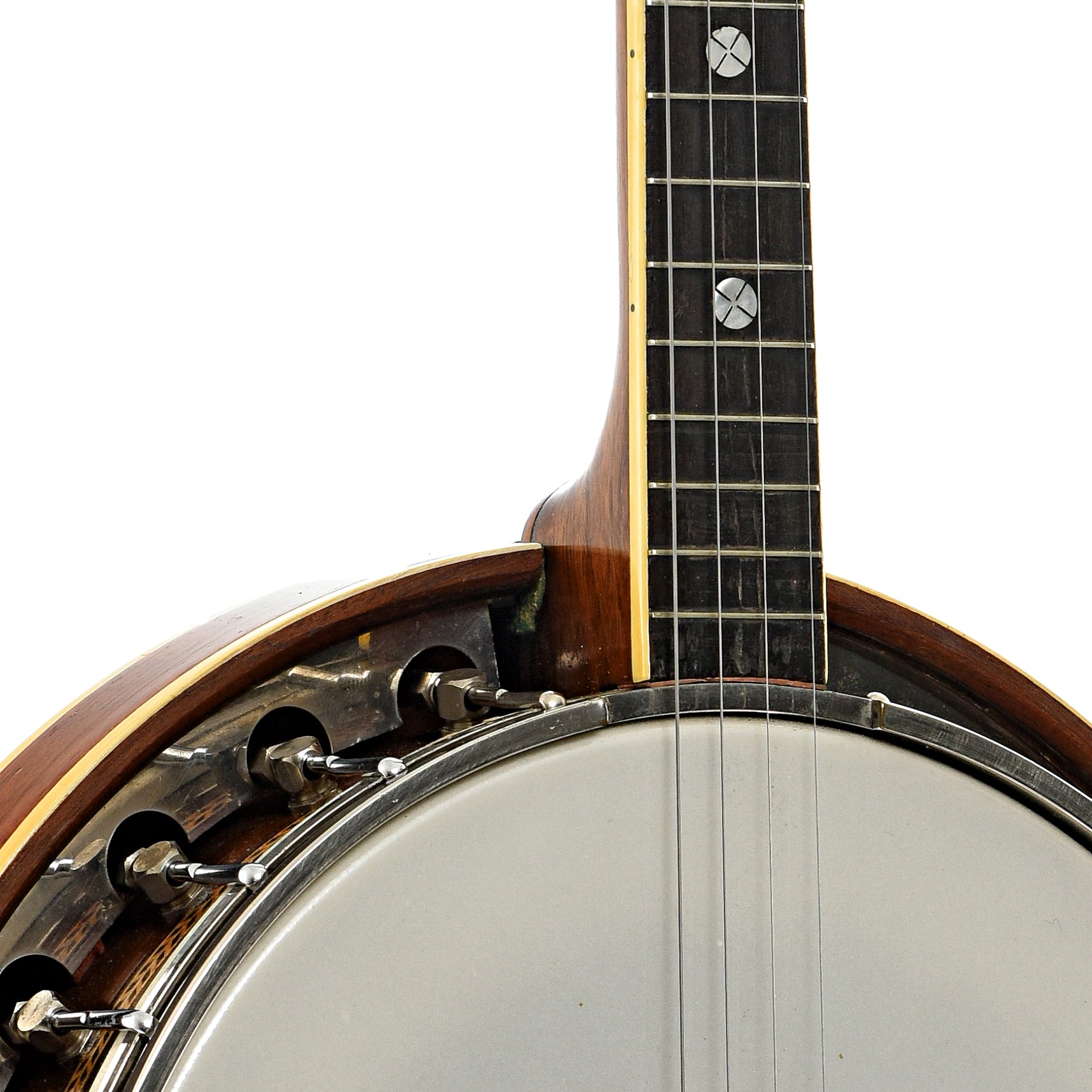 Fron neck joint of Slingerland May Bell 428 Tenor Banjo