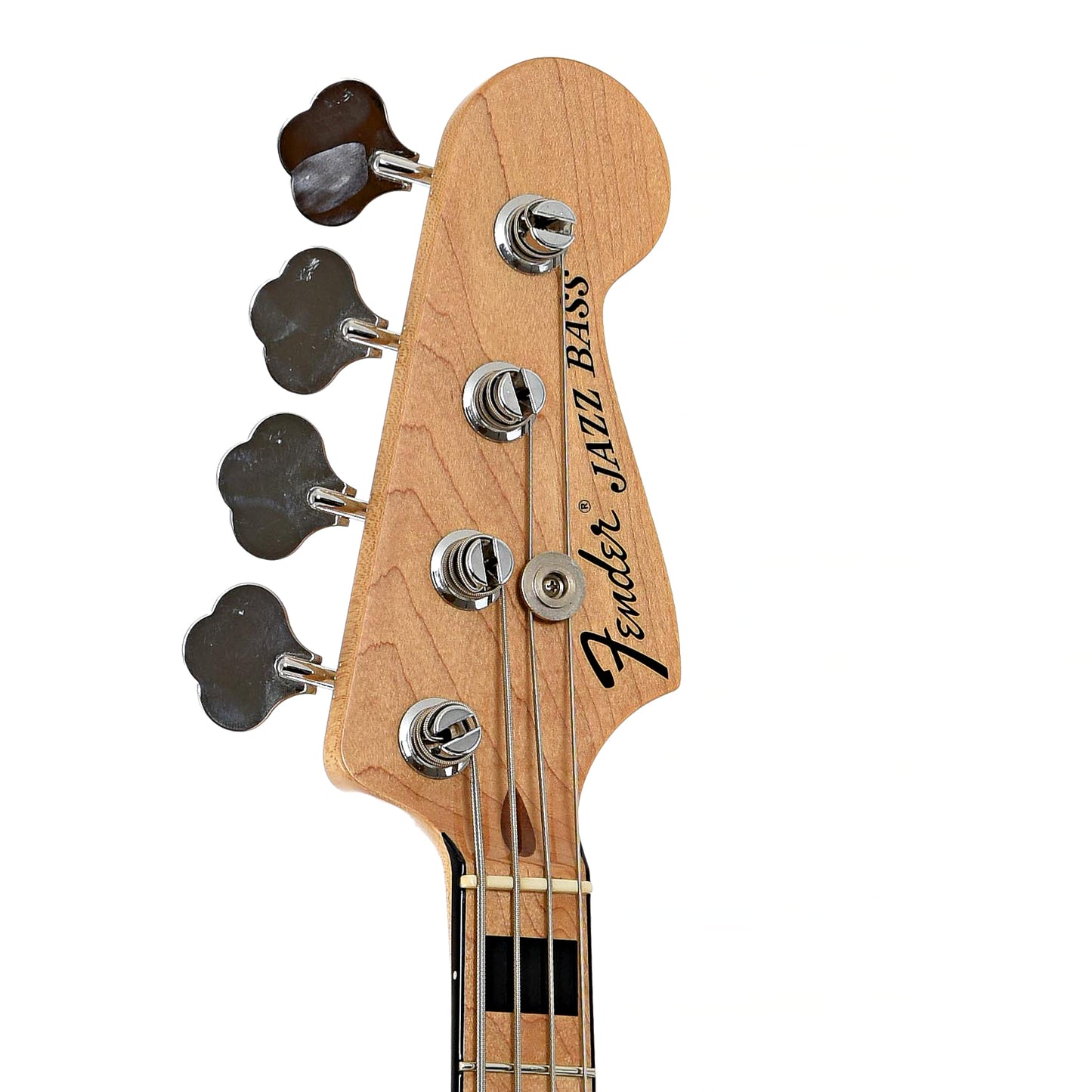 Headstock of Fender Geddy Lee Jazz Bass 