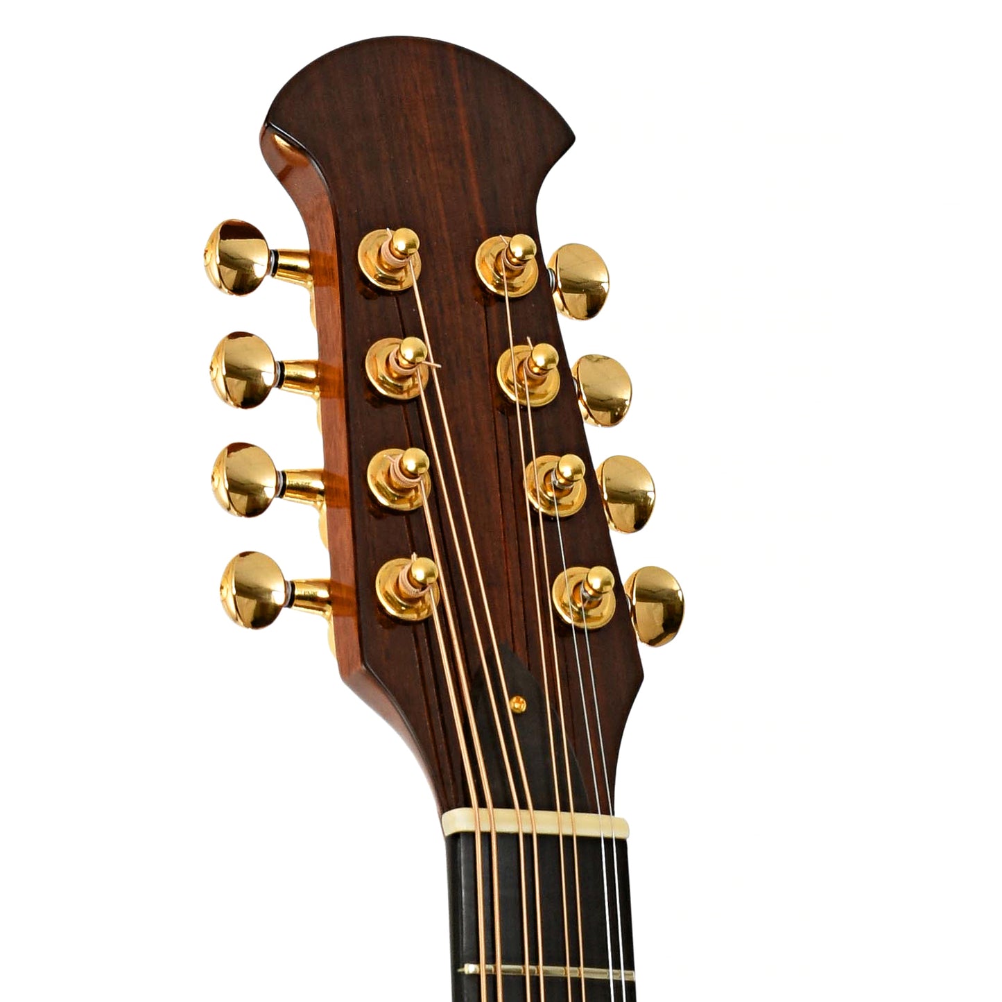 Headstock of Stefan Sobell Octave Mandolin 