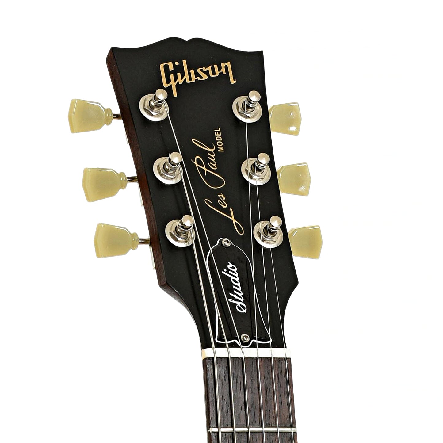 Headstock of Gibson Les Paul Studio Faded