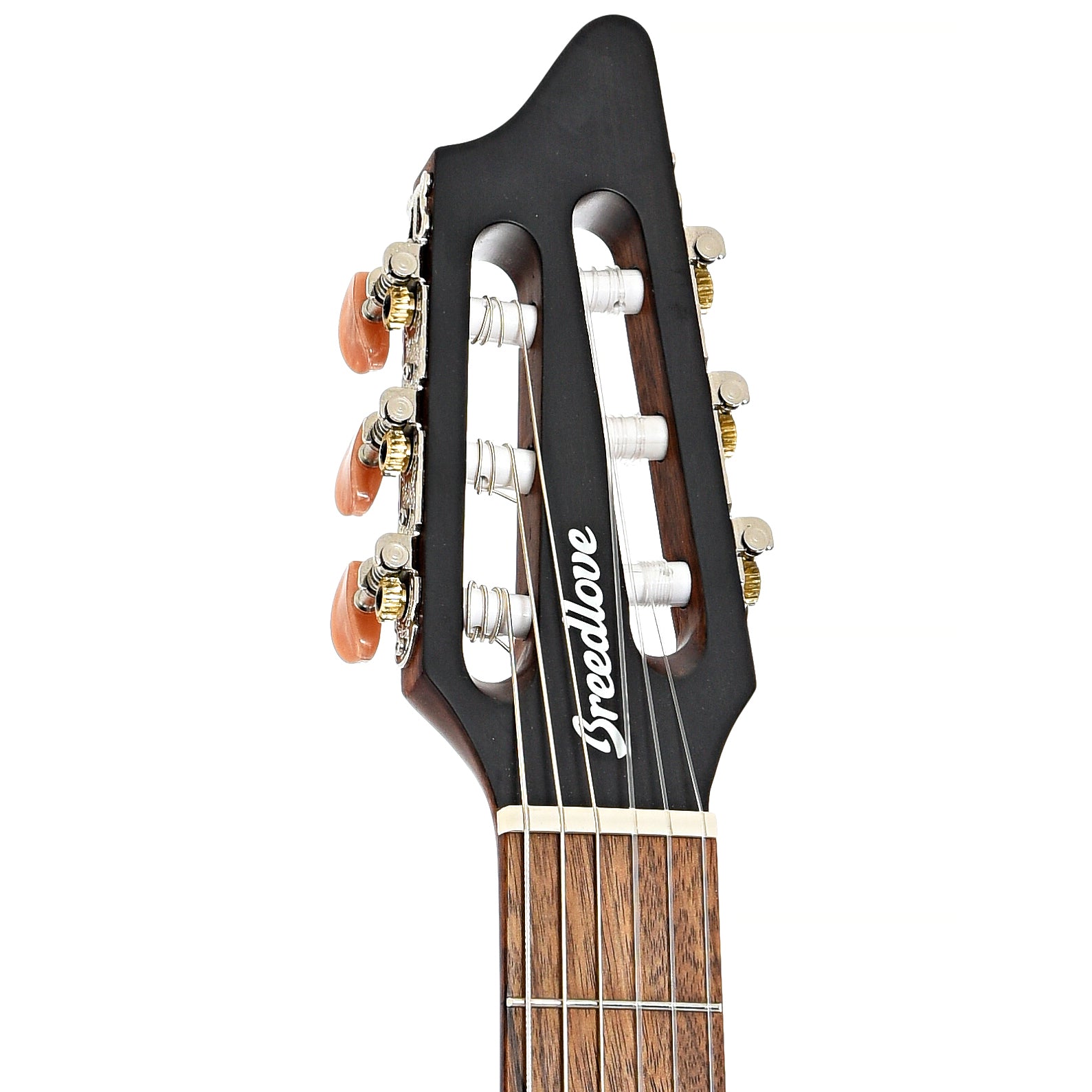 Front headstock of Breedlove Discovery Concert S Nylon CE (2024)