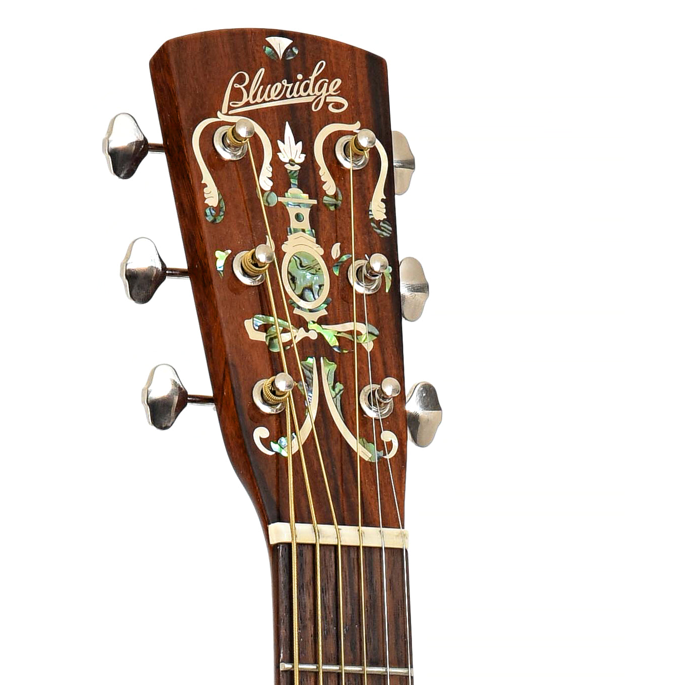 Headstock of Blueridge BR-140 Acoustic Guitar