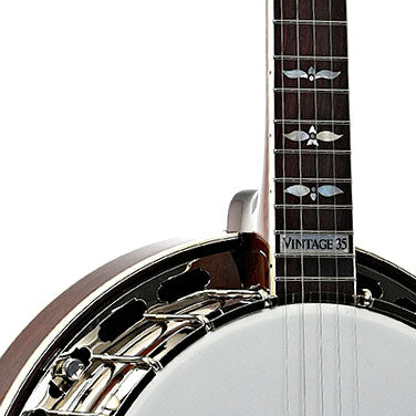 Front neck and body join of Sullivan Vintage 35 Mahogany Resonator Banjo,Speed Neck