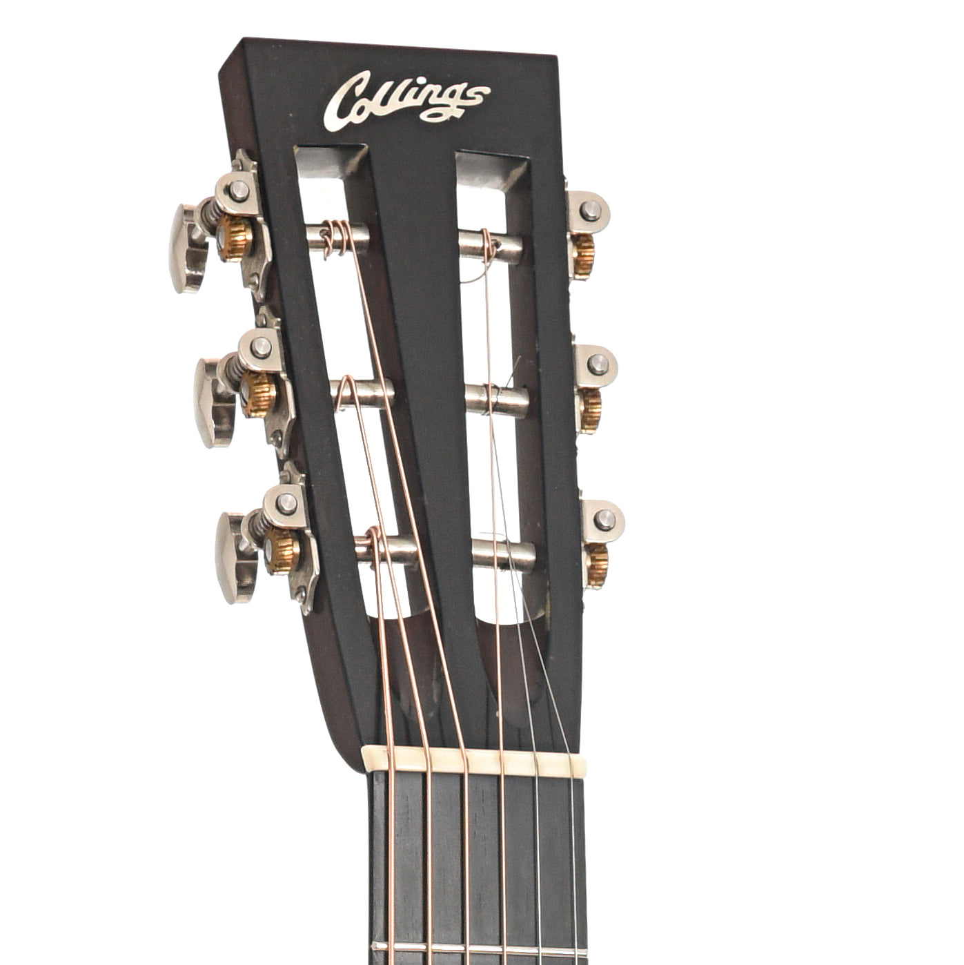 Headstock of Collings 000-1A Cutaway Acoustic Guitar