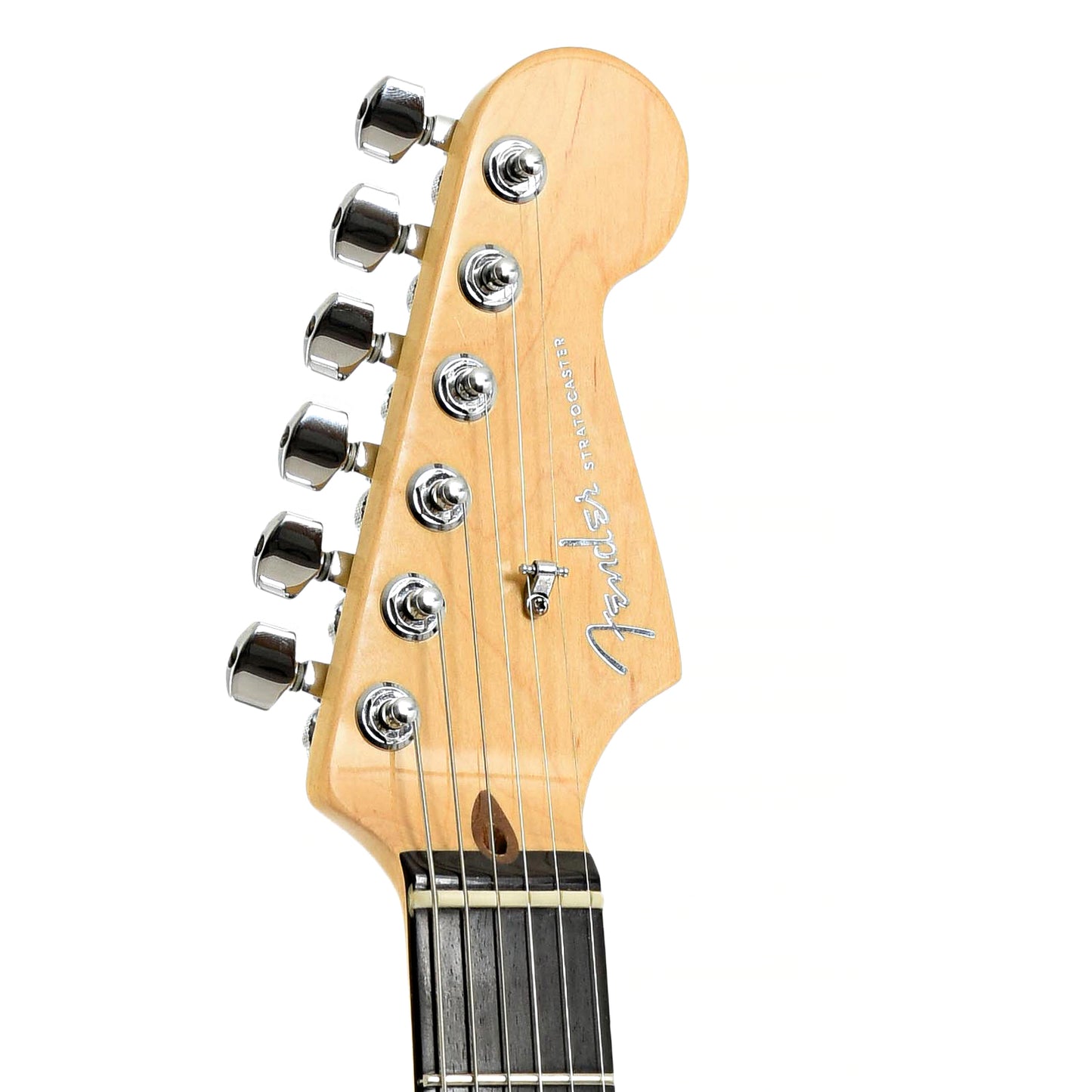 Headstock of Fender American Deluxe ASH Stratocaster