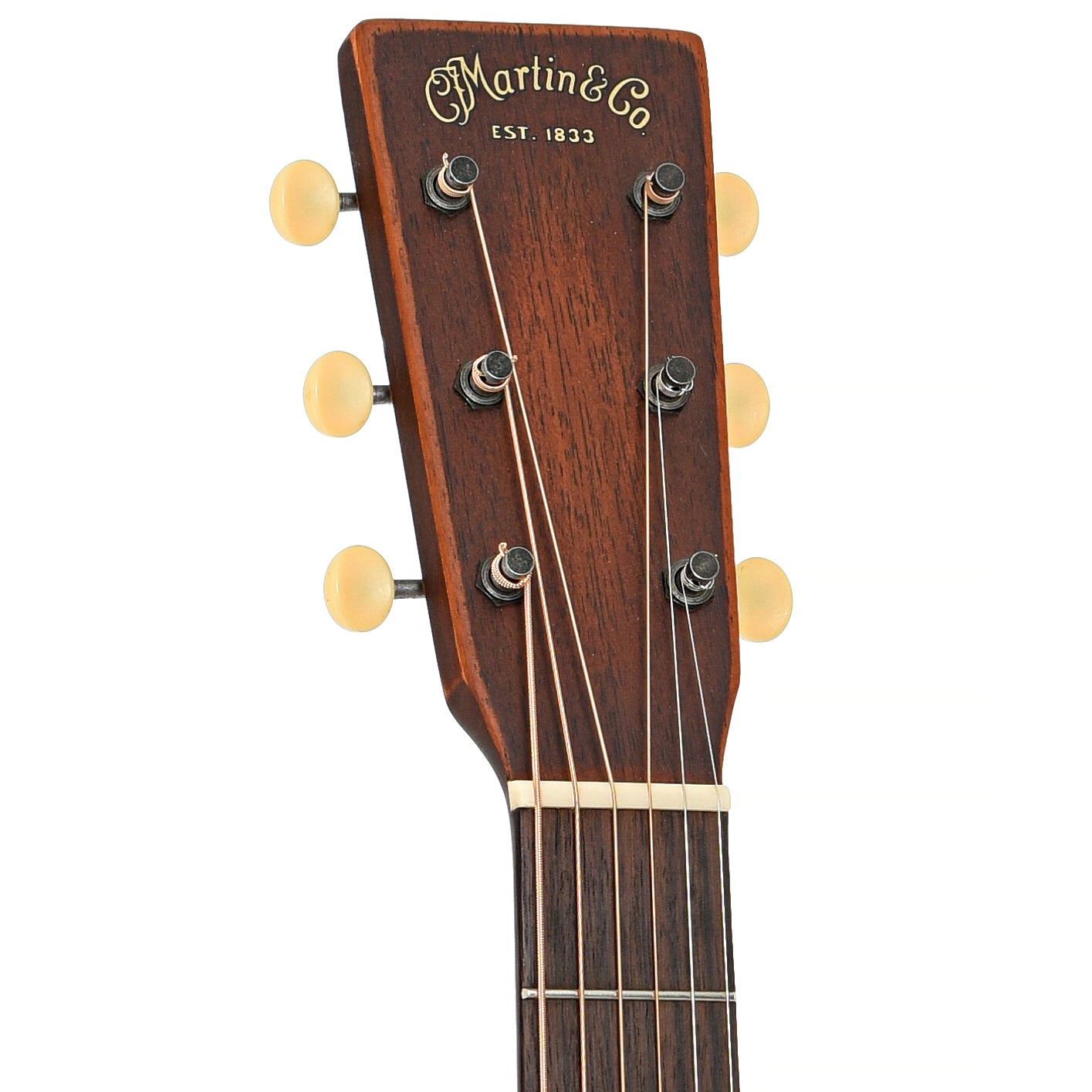 front headstock of Martin D-15M Streetmaster Acoustic Guitar (2019)