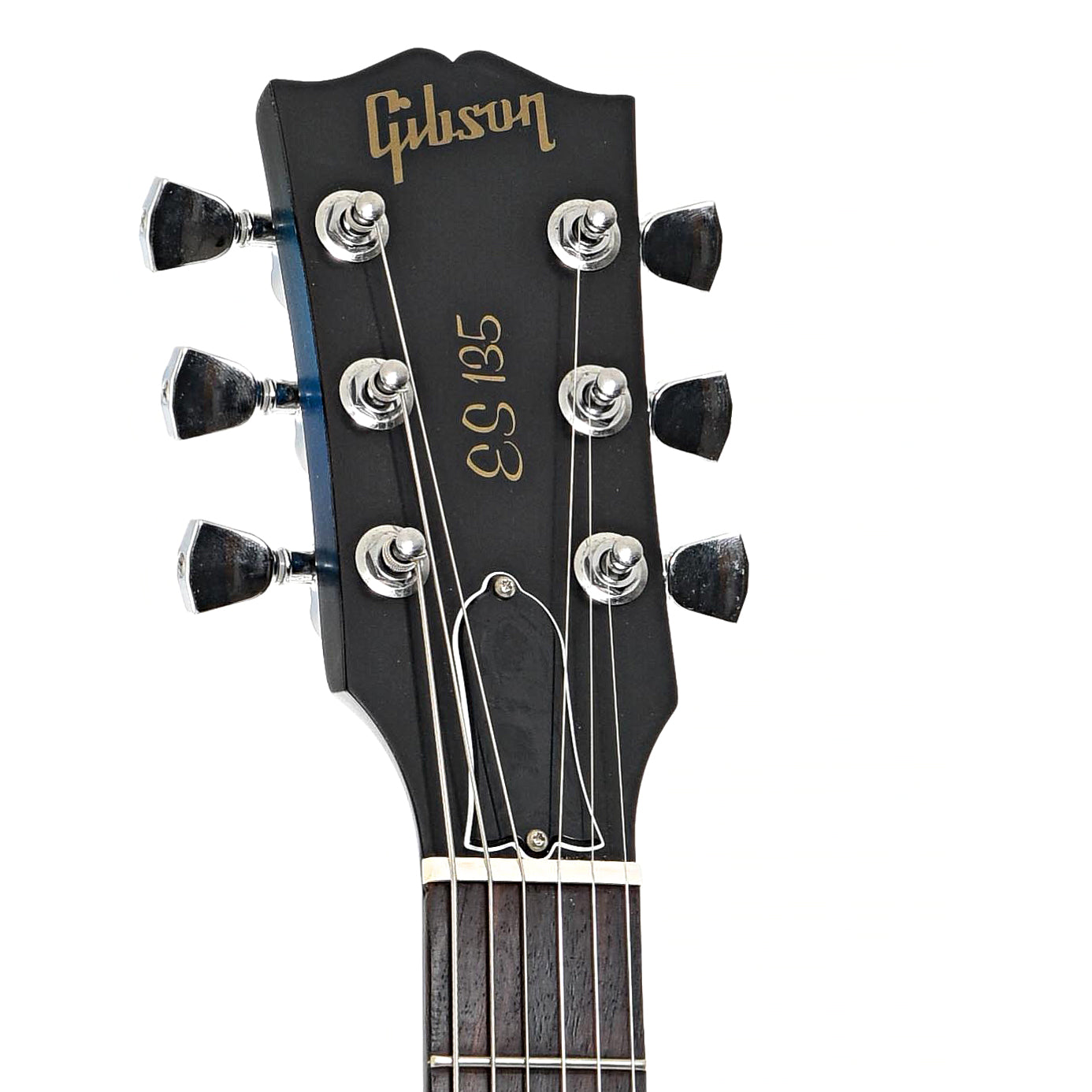 Headstock of Gibson ES-135H Hollowbody Electric Guitar