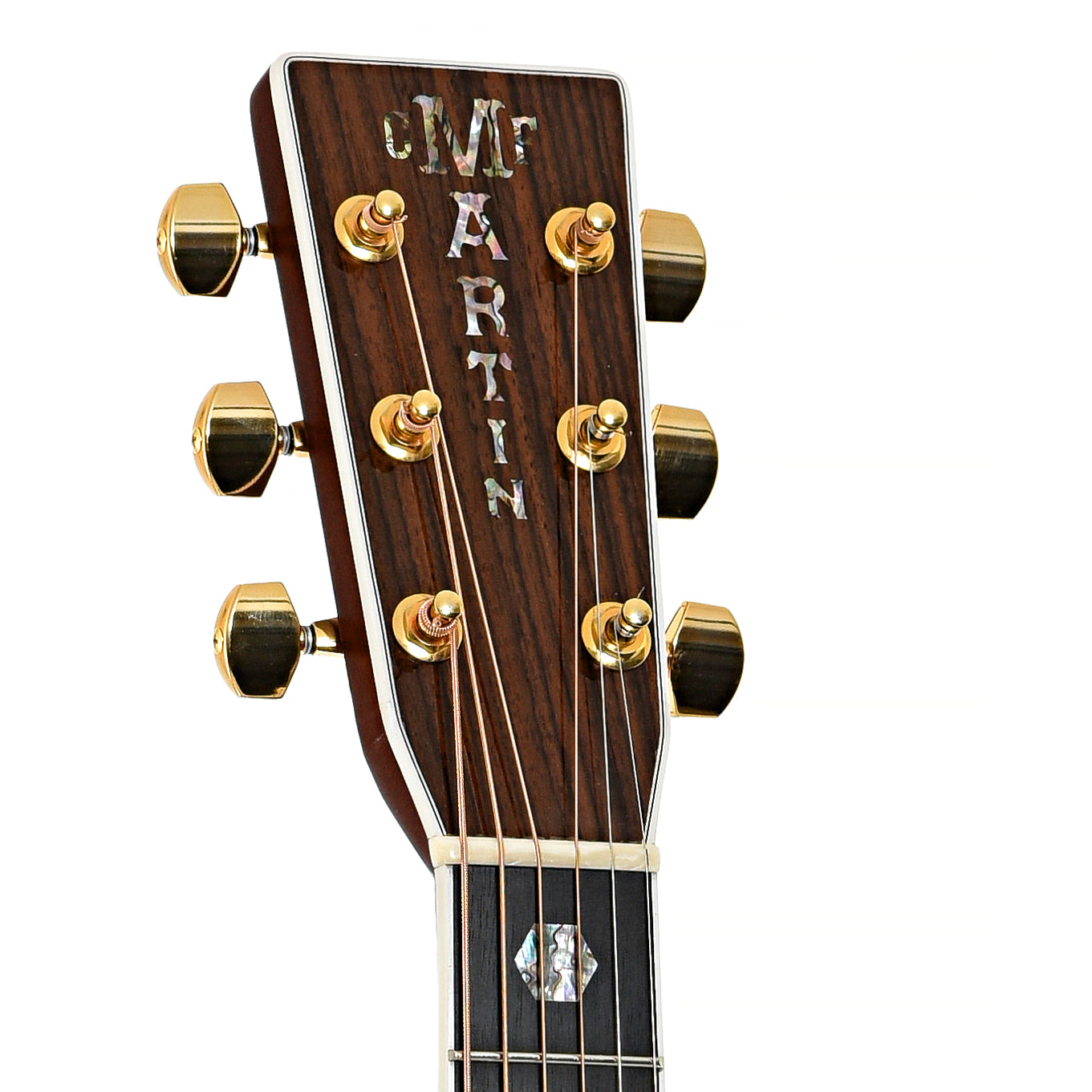 Headstock of Martin D-41 Acoustic Guitar 