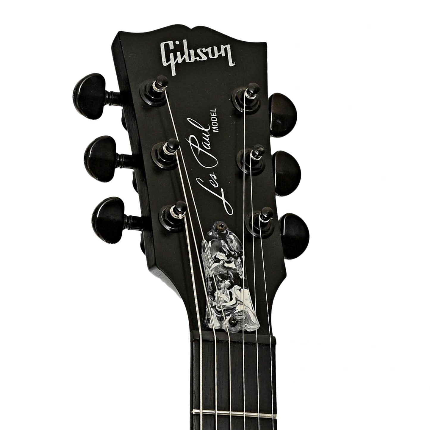 Headstock of Gibson Les Paul Studio Gothic II Electric Guitar 