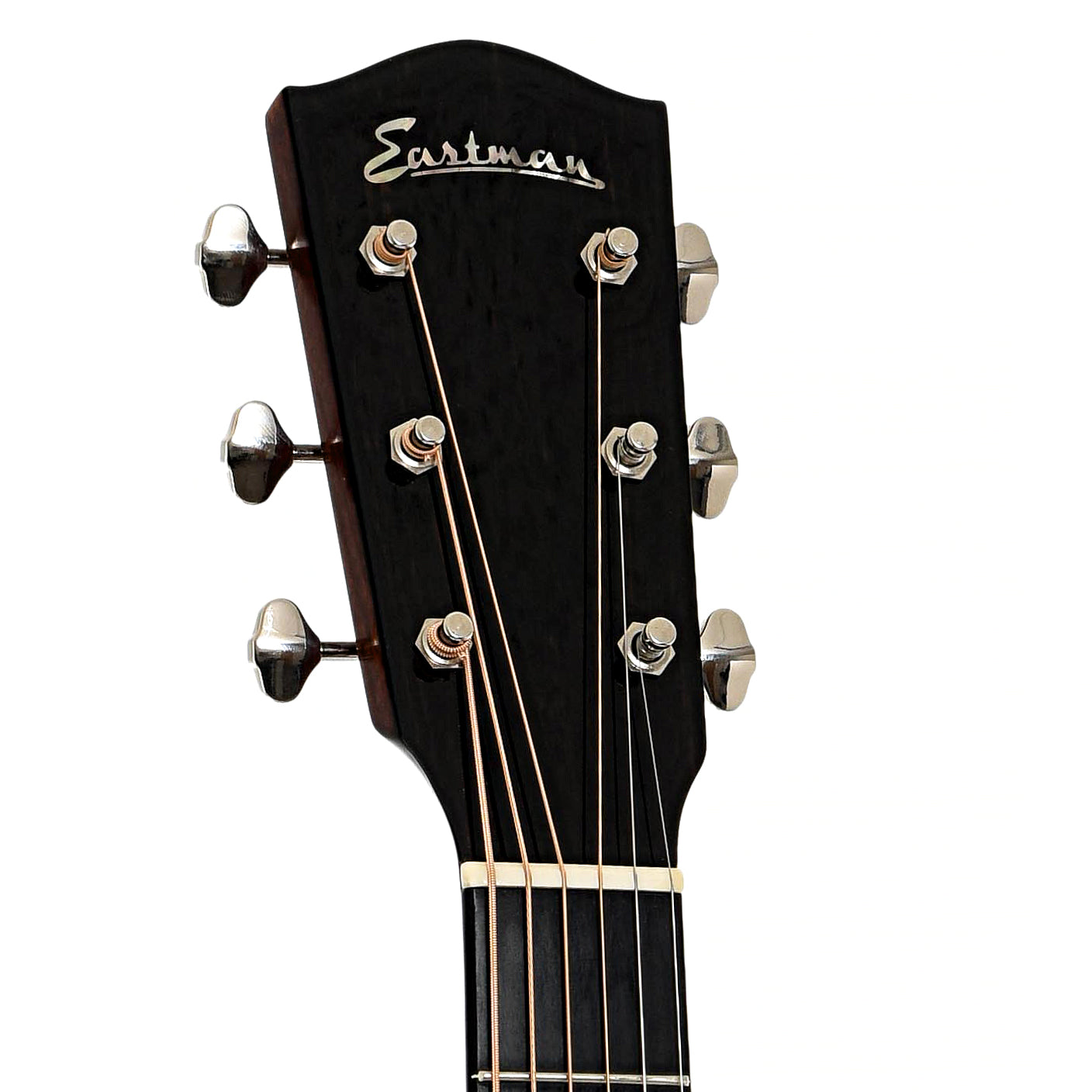 Headstock of Eastman E10 00SS Acoustic Guitar