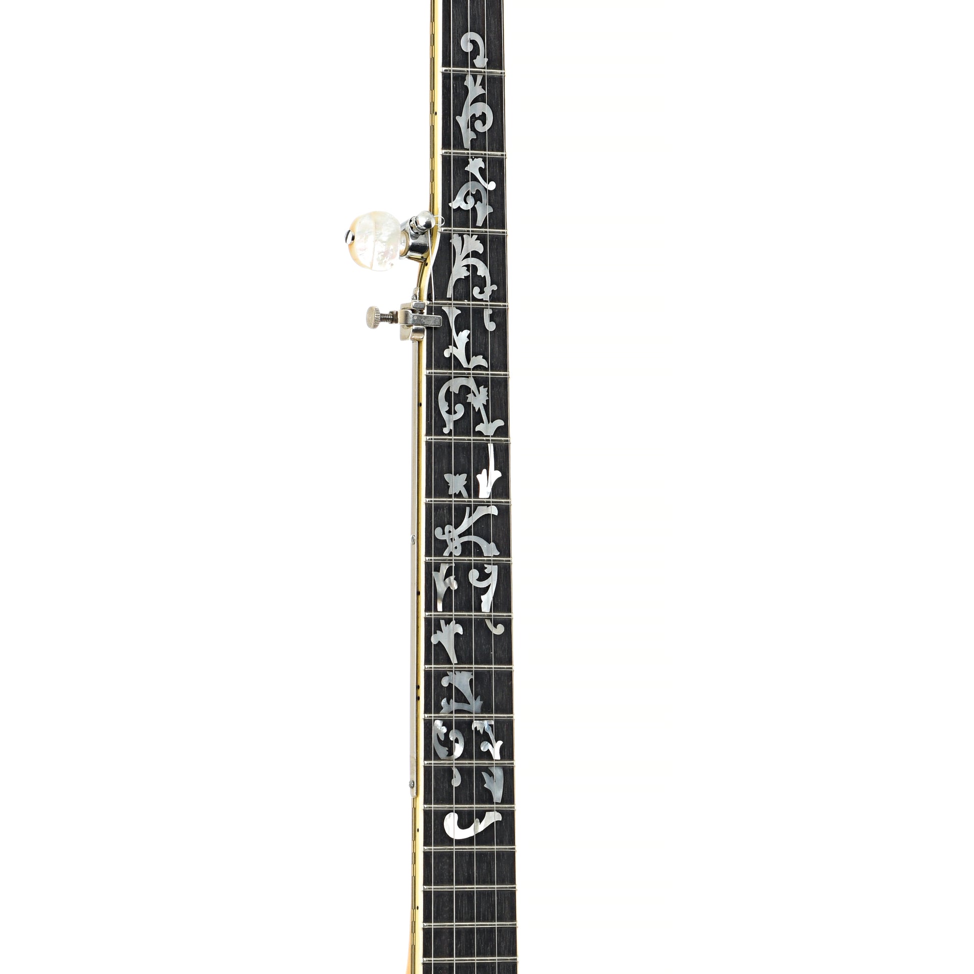 Fretboard of Ibanez Artist "Tree of Life" Blonde Resonator Banjo (c.1977)