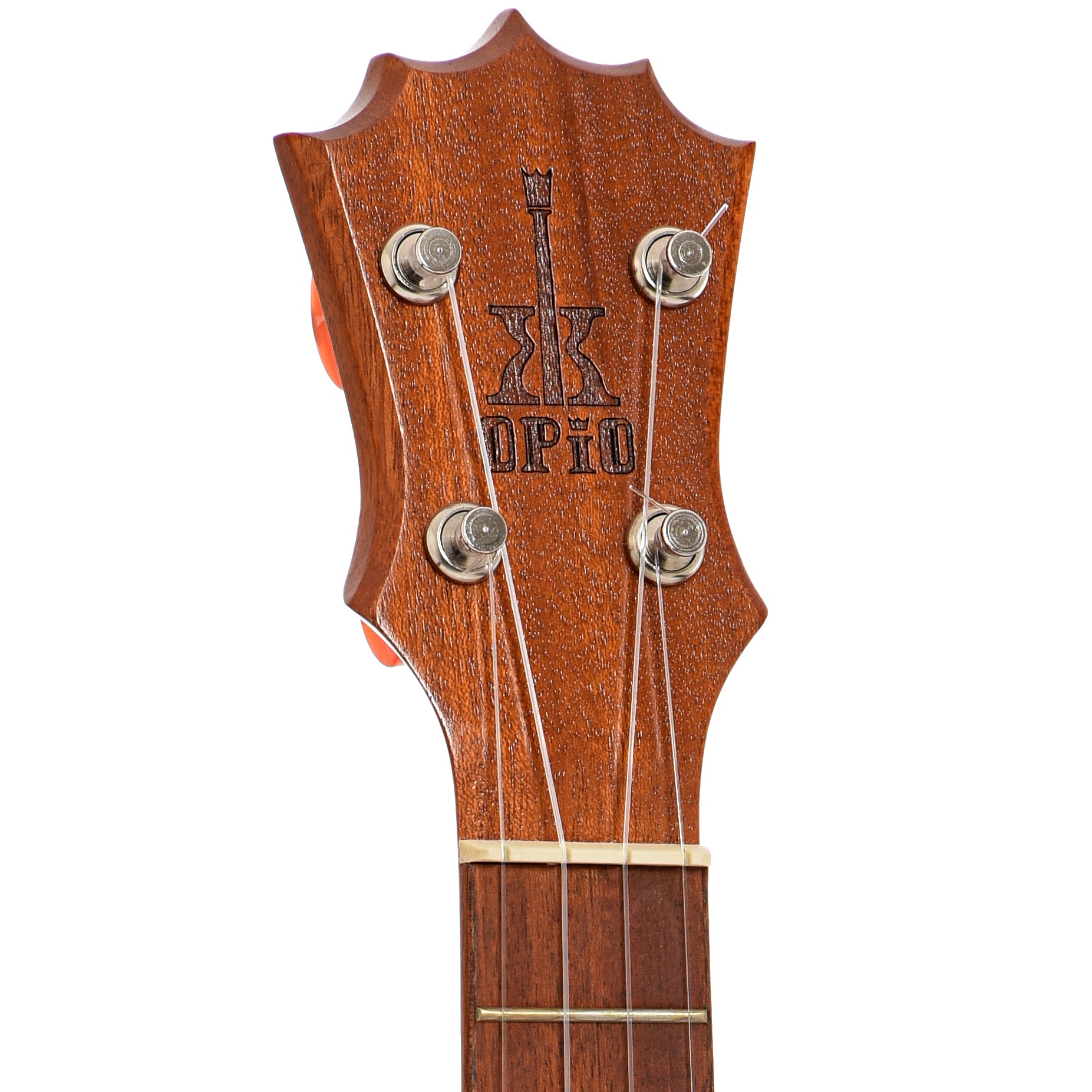 Front headstock of KoAloha Opio Concert Ukulele (2016)