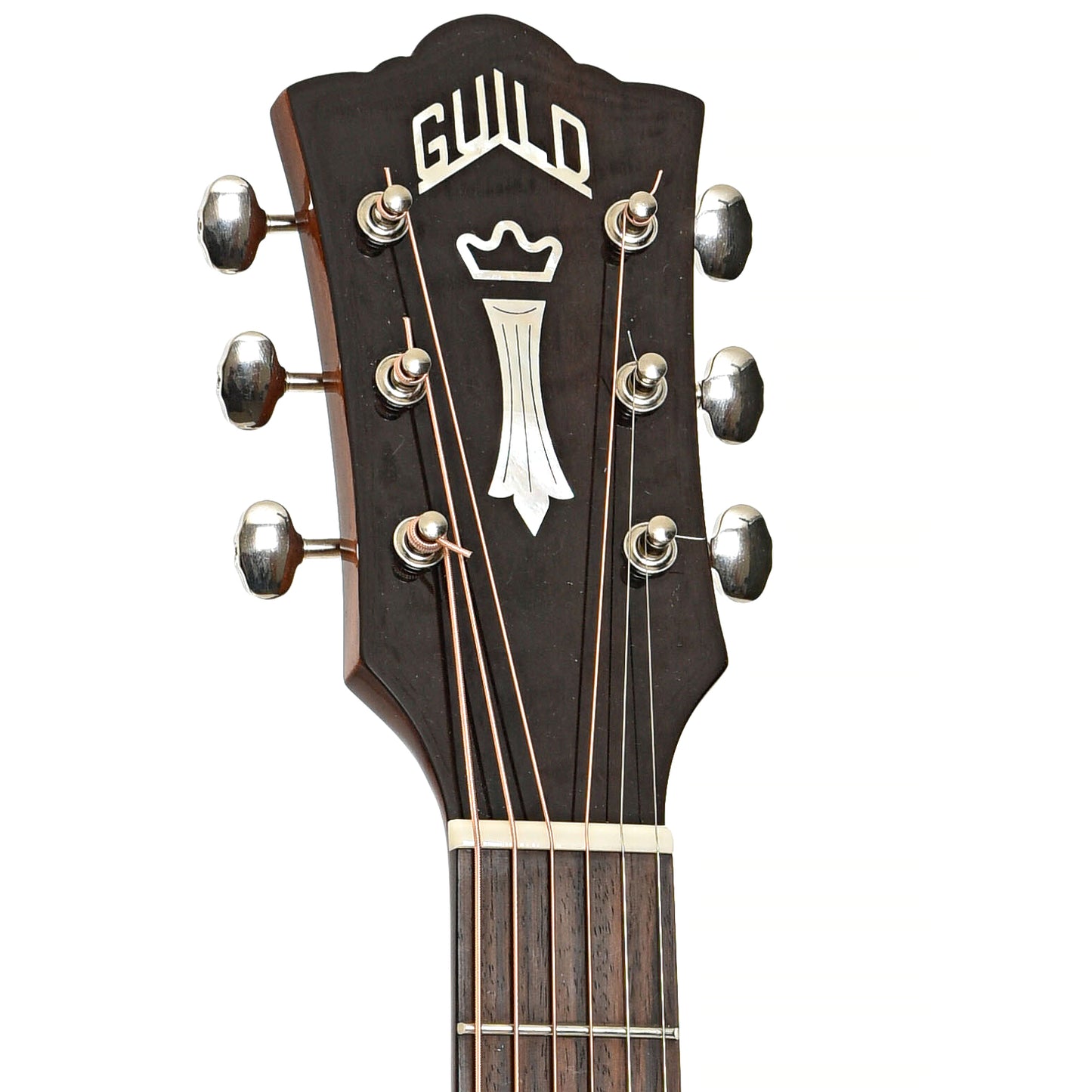 Front headstock of Guild M-140